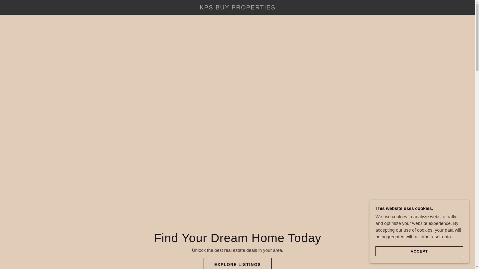 website screenshot of https://kpsbuyproperties.com/
