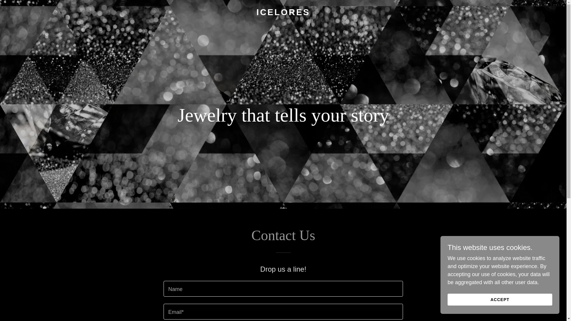 website screenshot of https://icelores.com/