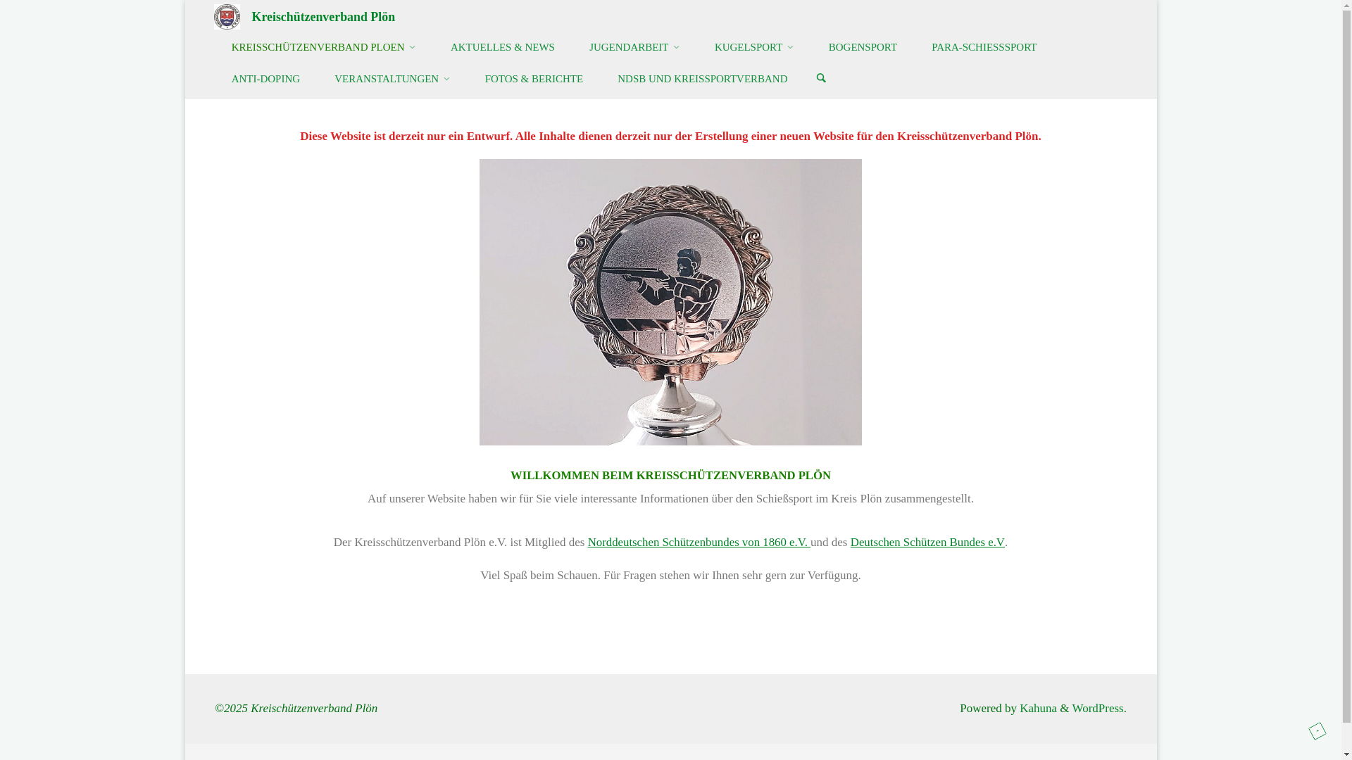 website screenshot of https://kschv-ploen.de/