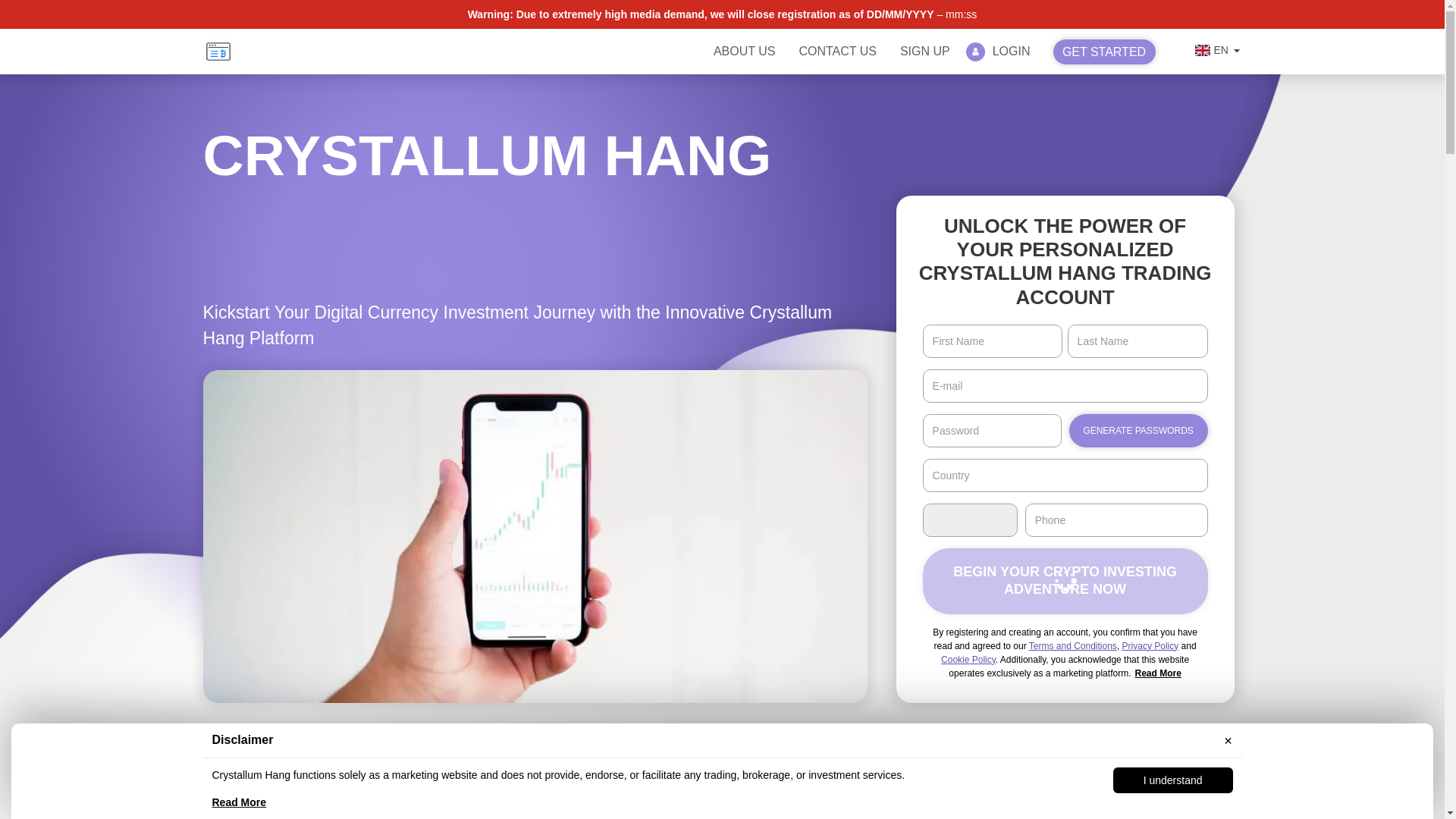 website screenshot of https://crystallumhang-engine.com/