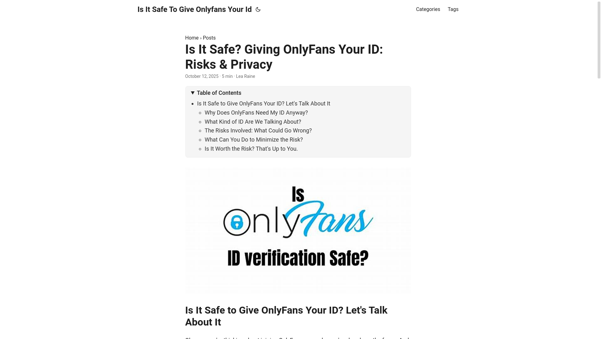 website screenshot of https://is-it-safe-to-give-onlyfans-your-id.pages.dev/