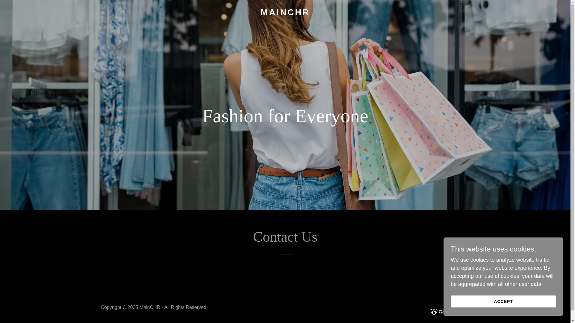 website screenshot of https://mainchr.com/