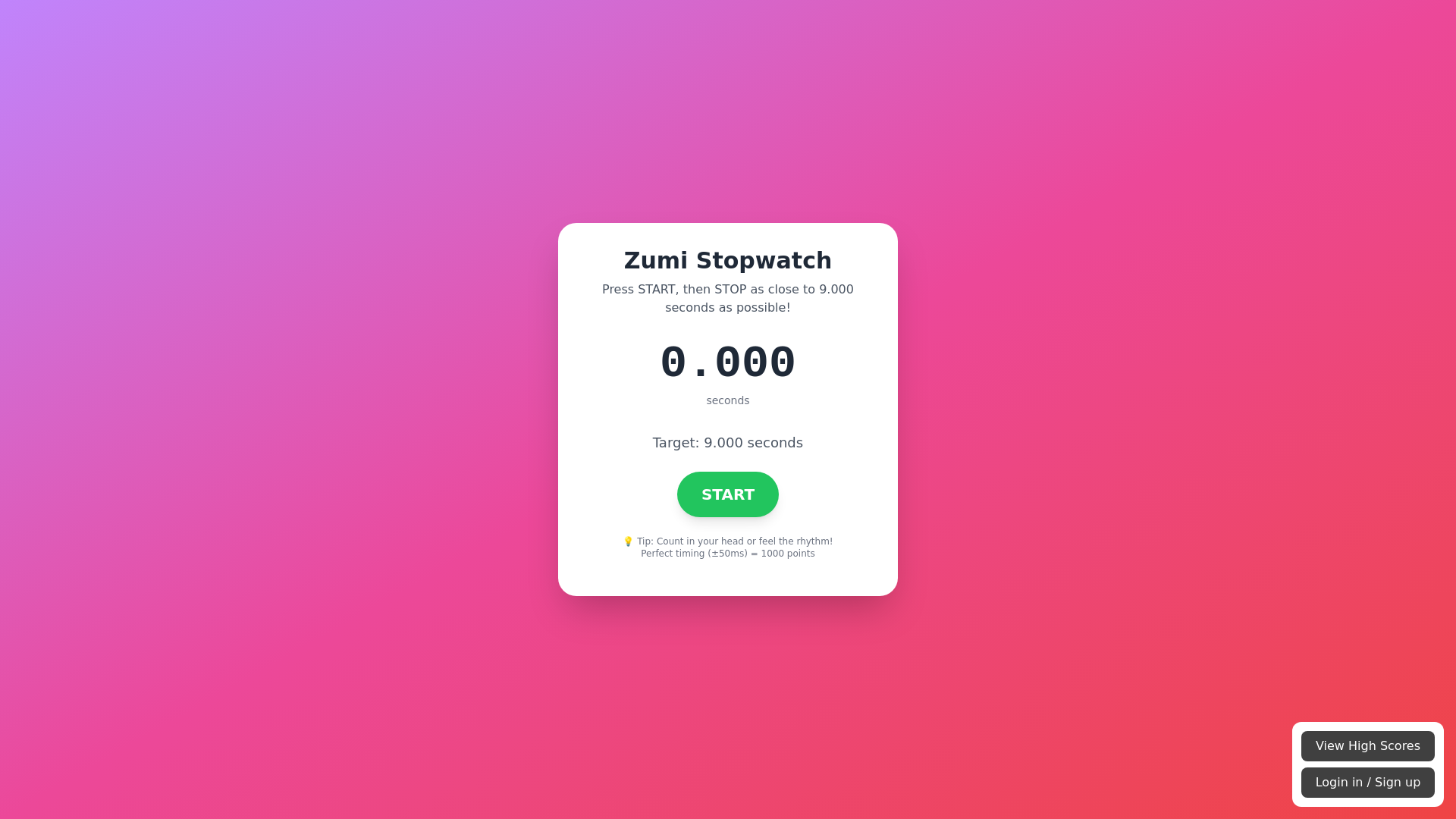 website screenshot of https://9-second-timing-challenge-game-734.pages.dev/
