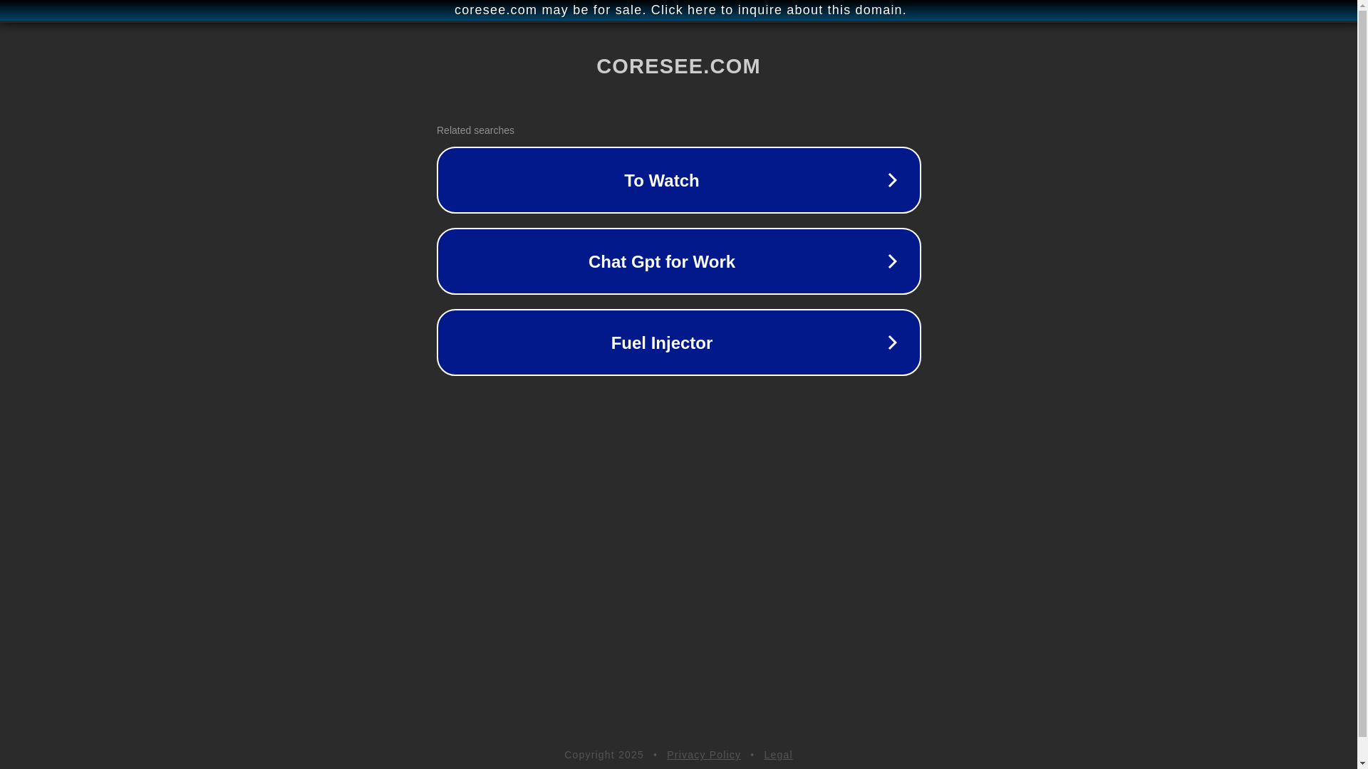 website screenshot of https://coresee.co/