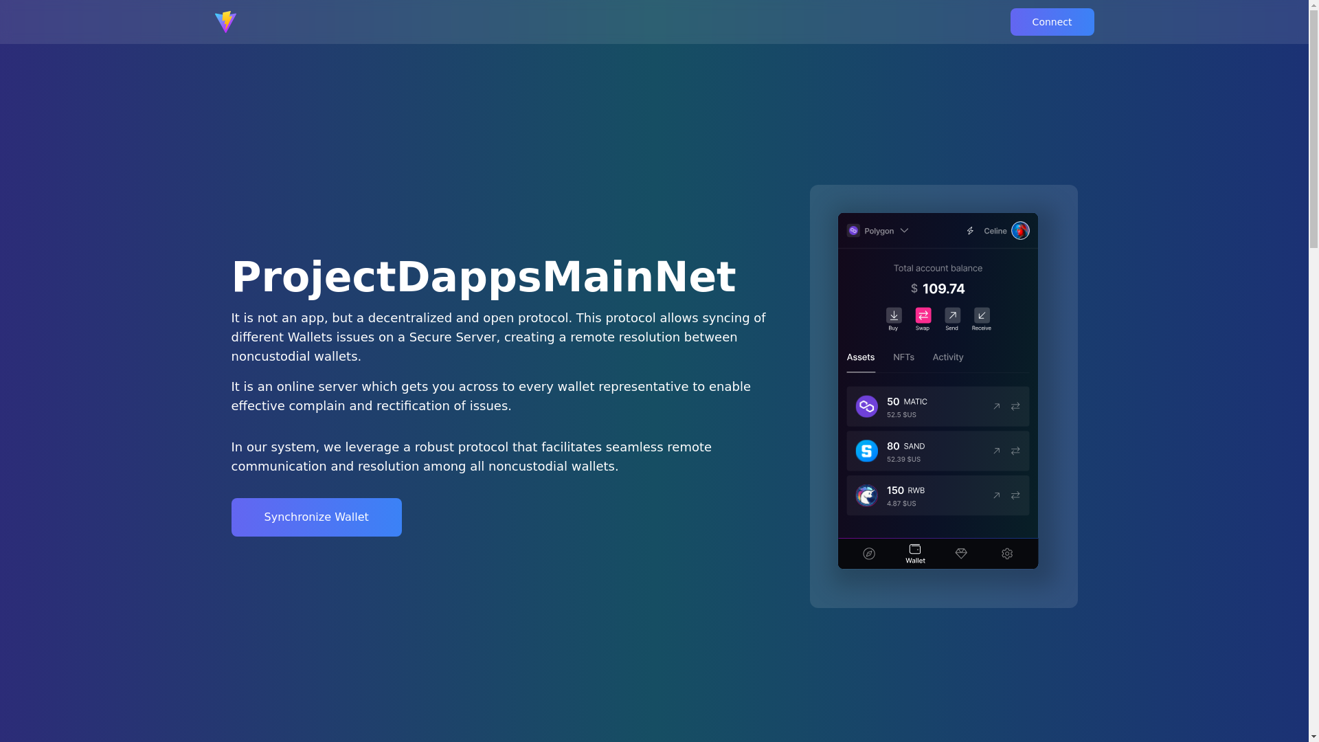 website screenshot of https://redirectdapp.pages.dev/