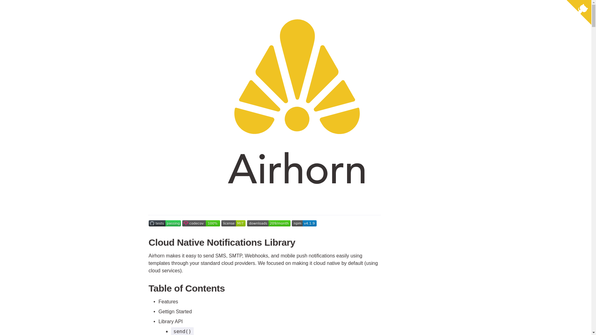 website screenshot of https://airhorn.pages.dev/