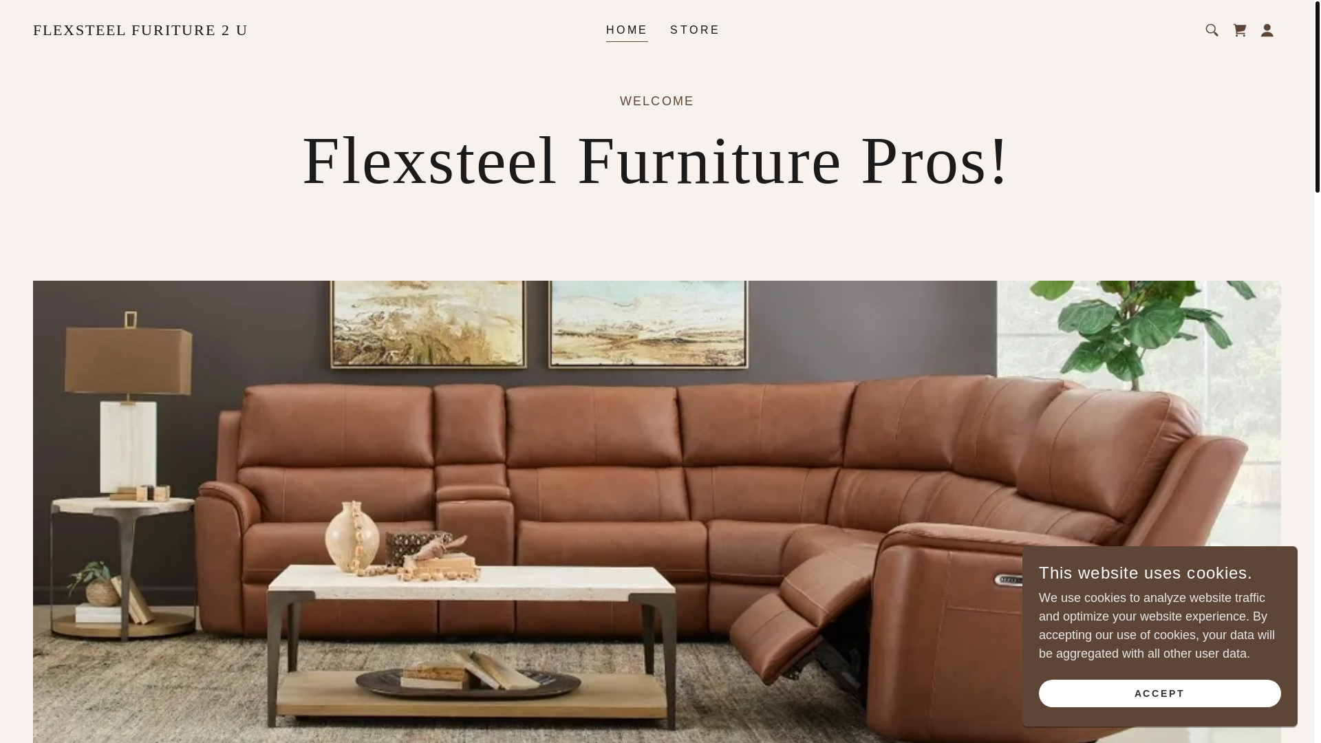 website screenshot of https://qualitysofasandsectionals.com/