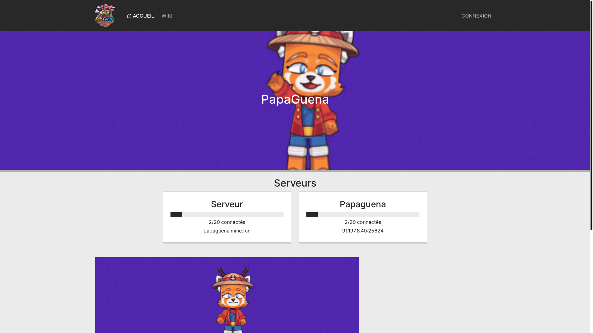 website screenshot of https://papaguena.com/