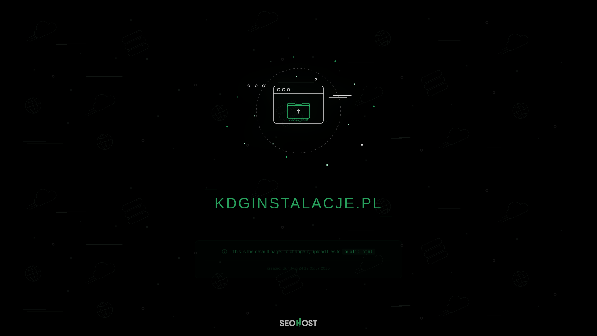 website screenshot of https://kdginstalacje.pl/