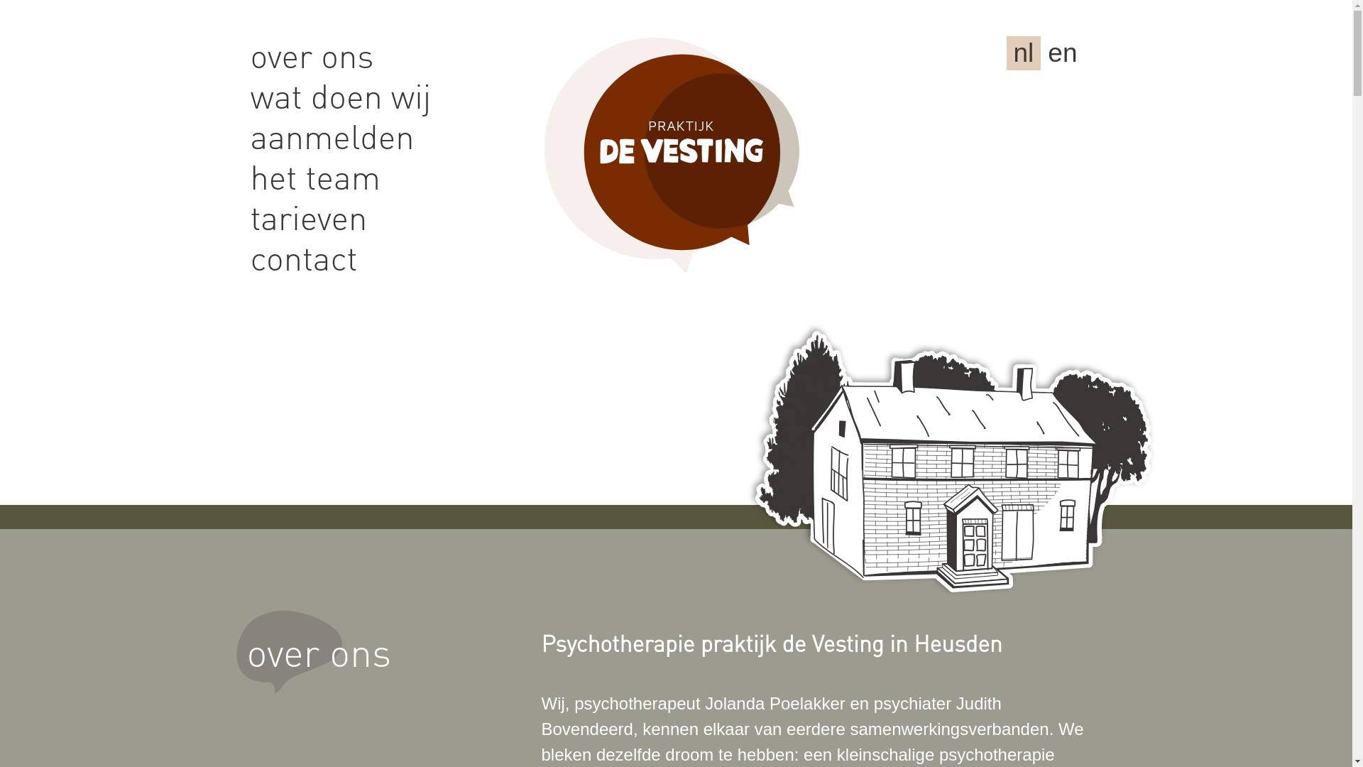 website screenshot of https://poelakkerpsychotherapie.nl/