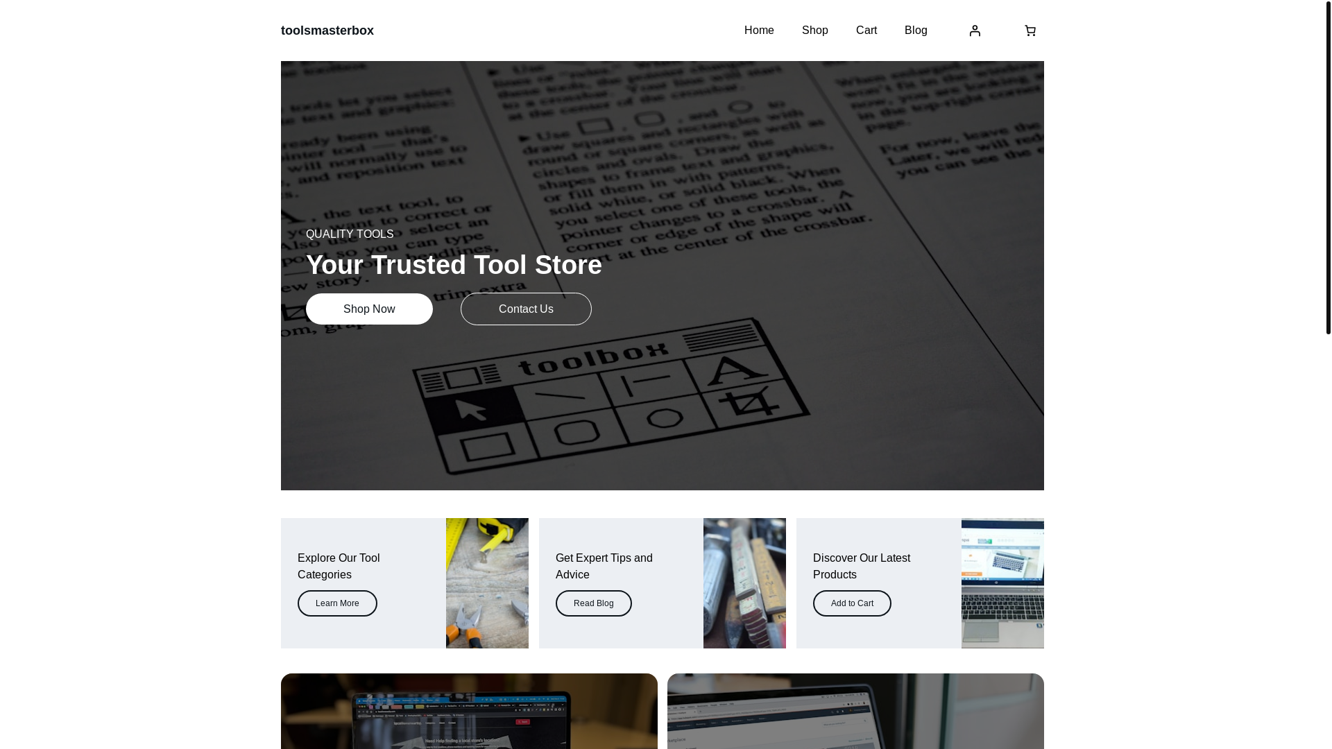 website screenshot of https://toolsmasterbox.com/