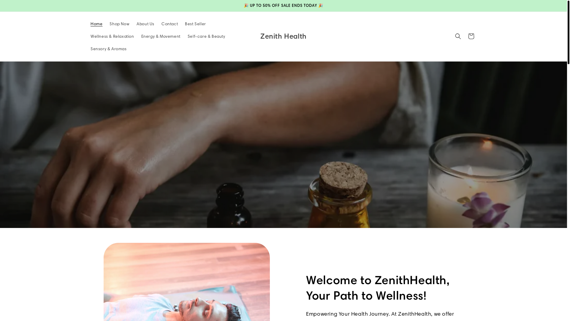 website screenshot of https://zenithhealth.club/