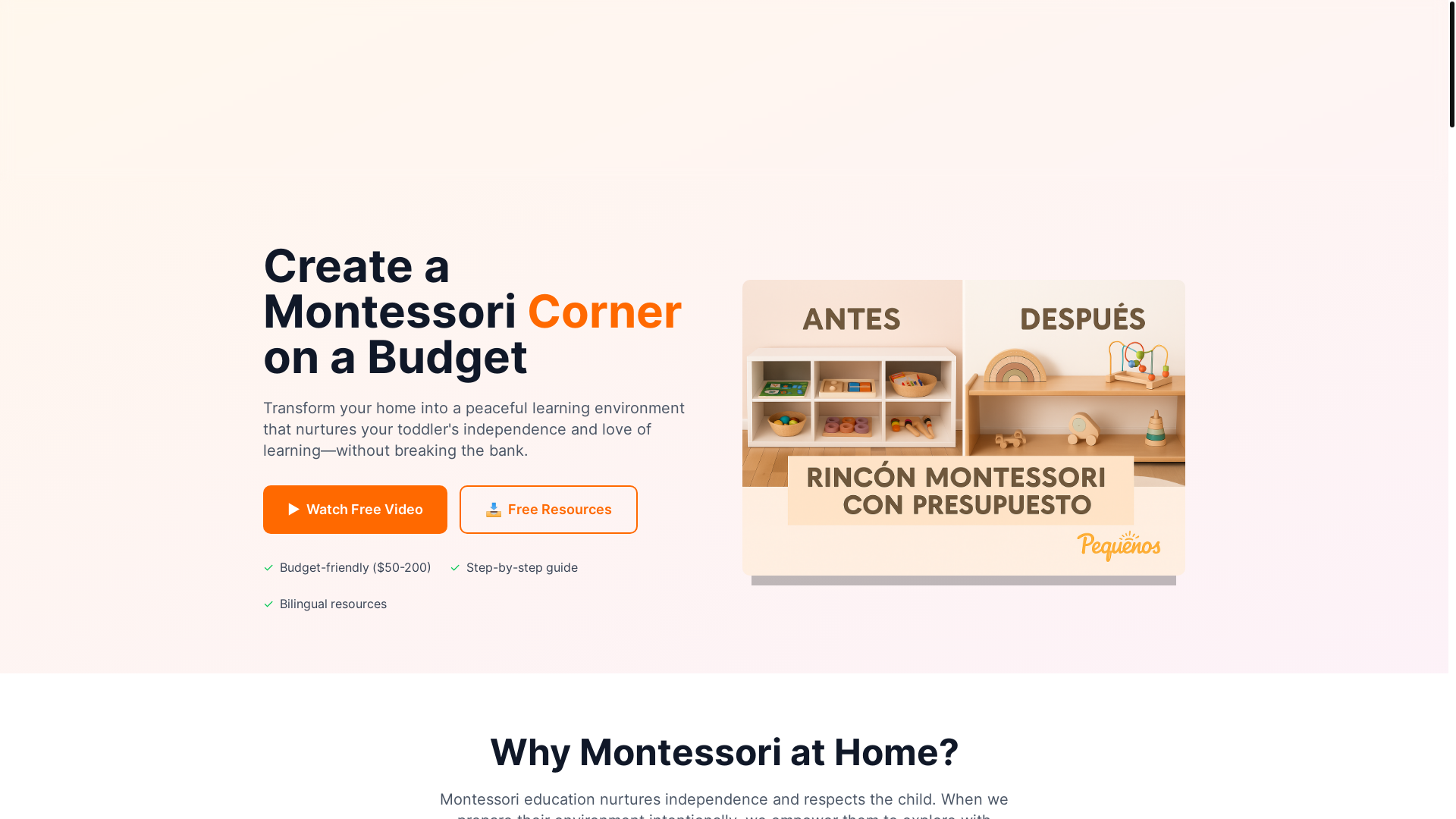 website screenshot of https://montecorner.com/