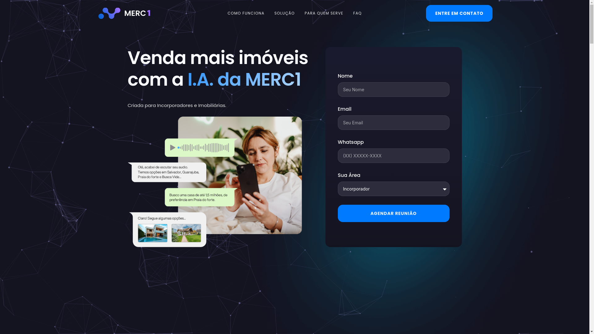 website screenshot of https://merc1.com.br/