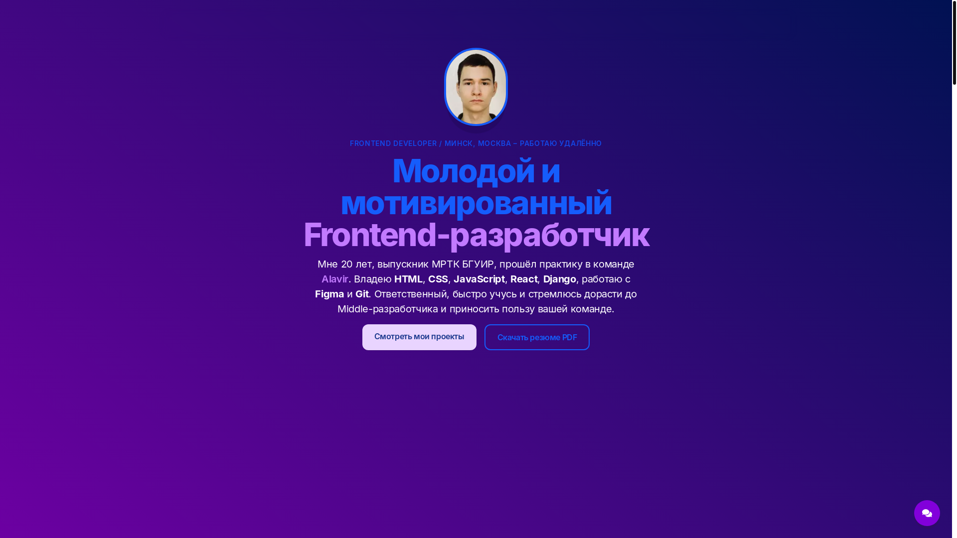 website screenshot of https://vpetyuk.ru/