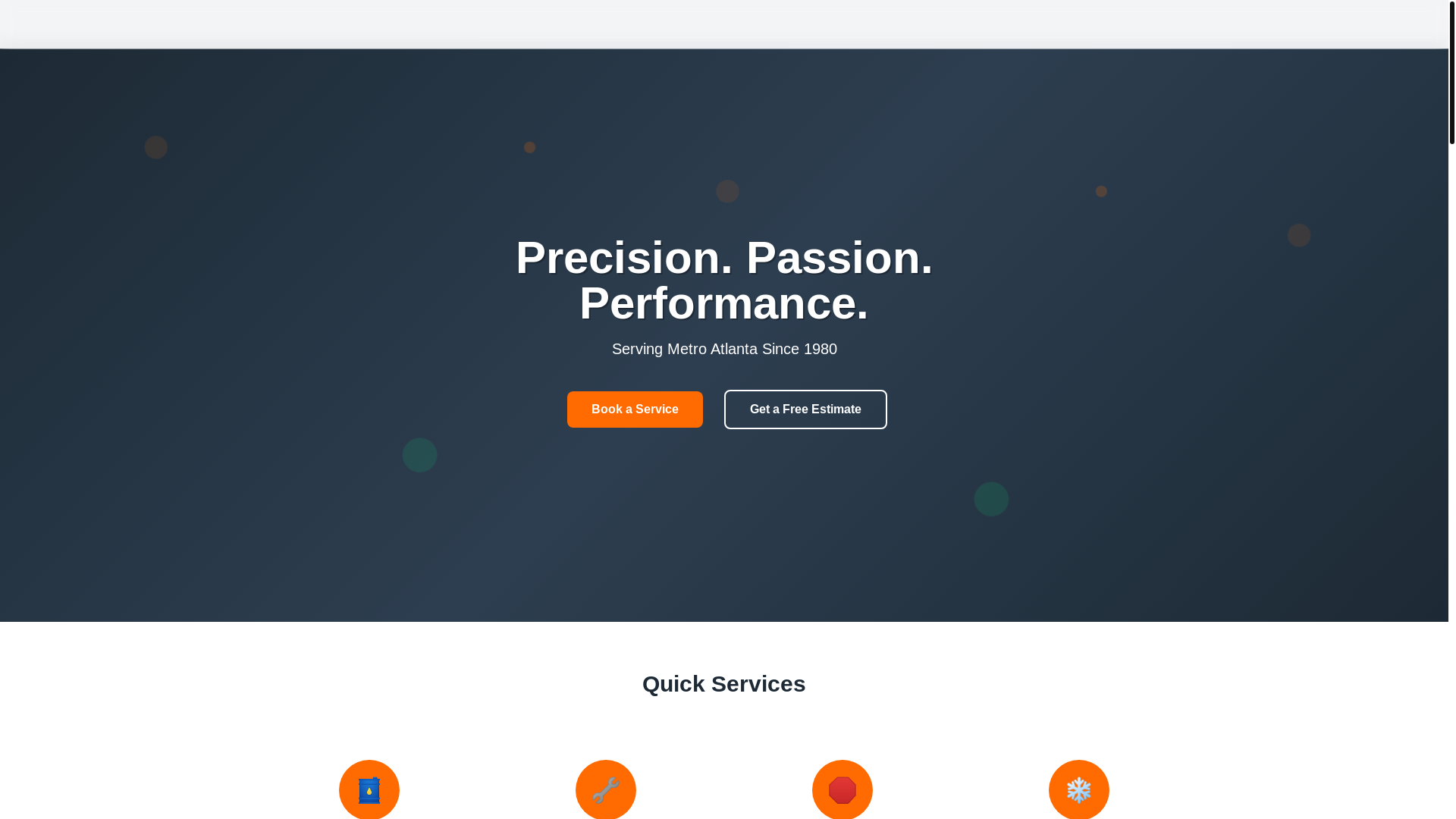 website screenshot of https://fttgautotech.com/