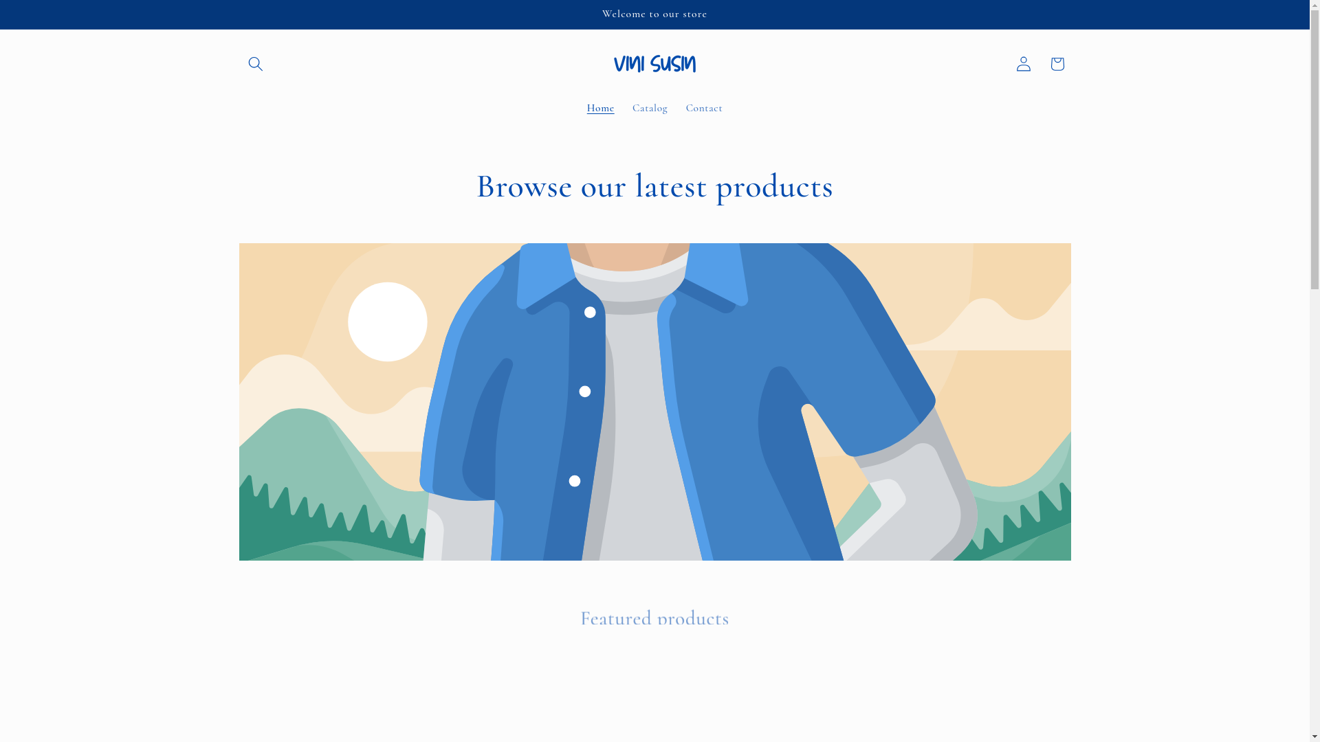 website screenshot of https://vinisusin.com.br/