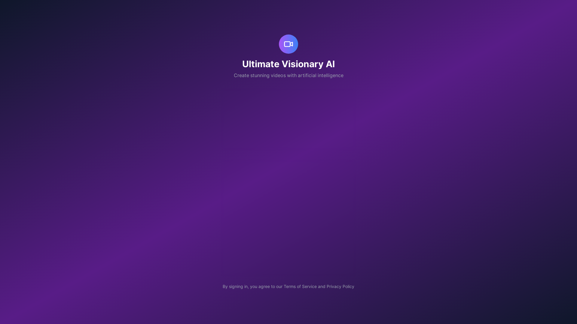 website screenshot of https://ultimatevisionaryai.ca/