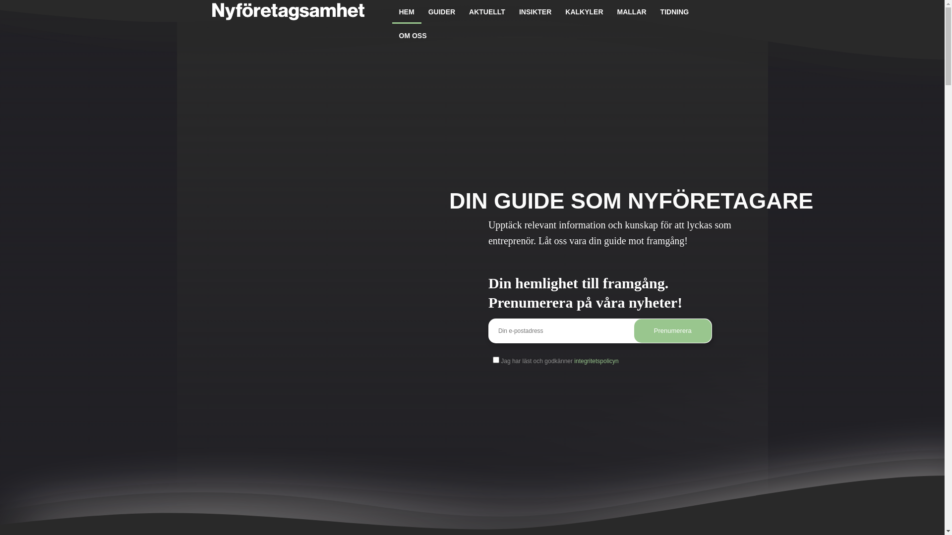 website screenshot of https://xn--somfretagare-7ib.se/