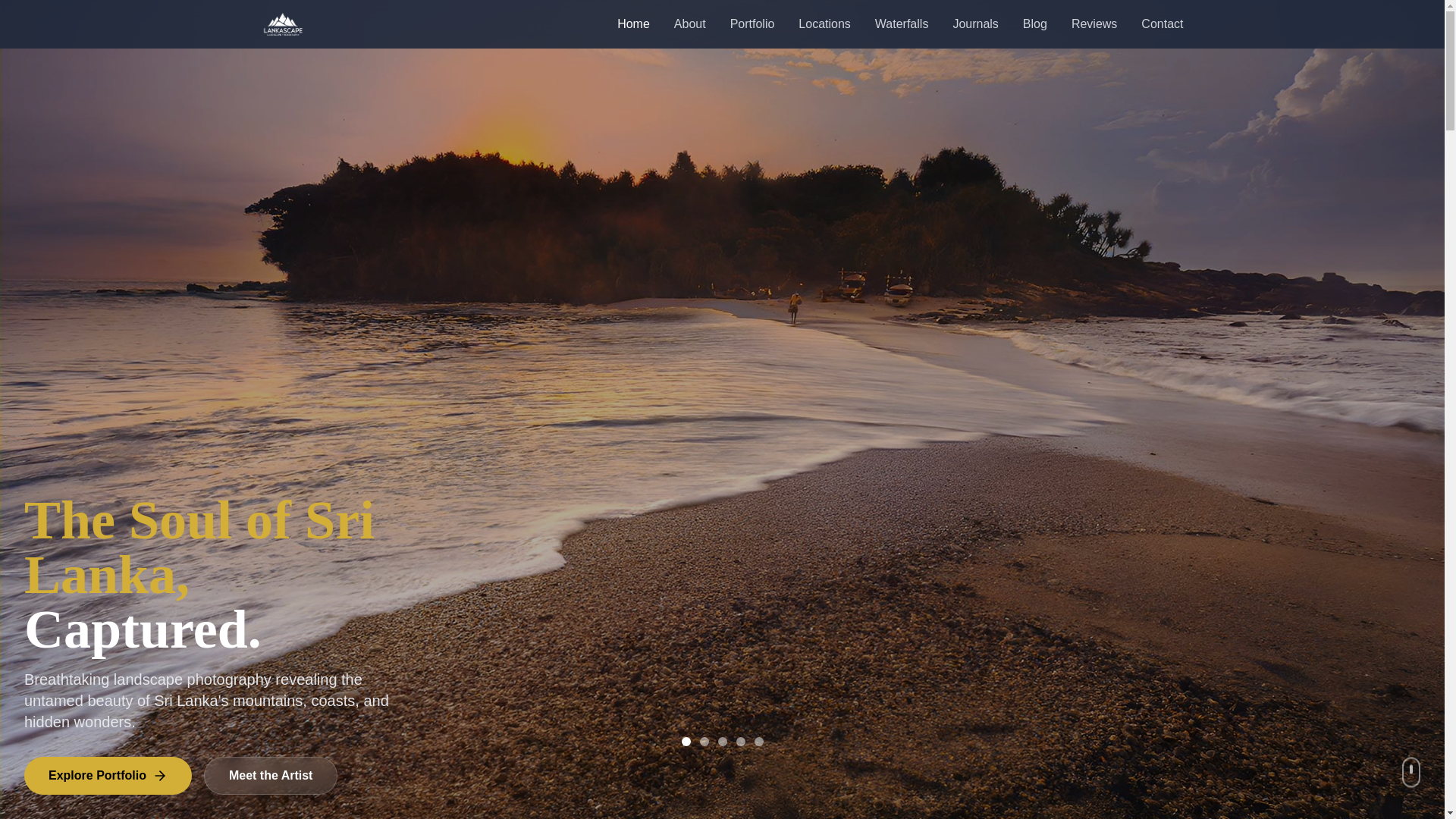 website screenshot of https://lankascape.pages.dev/