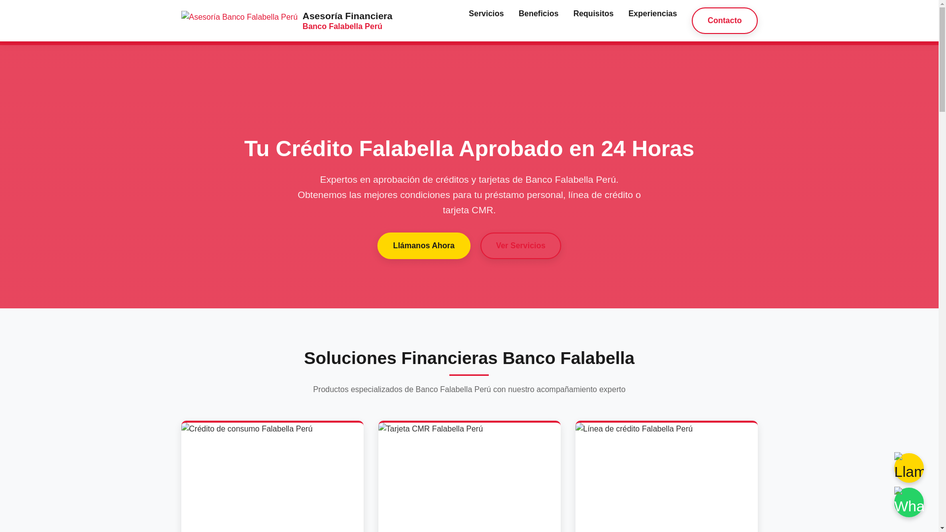 website screenshot of https://servfalabella.top/