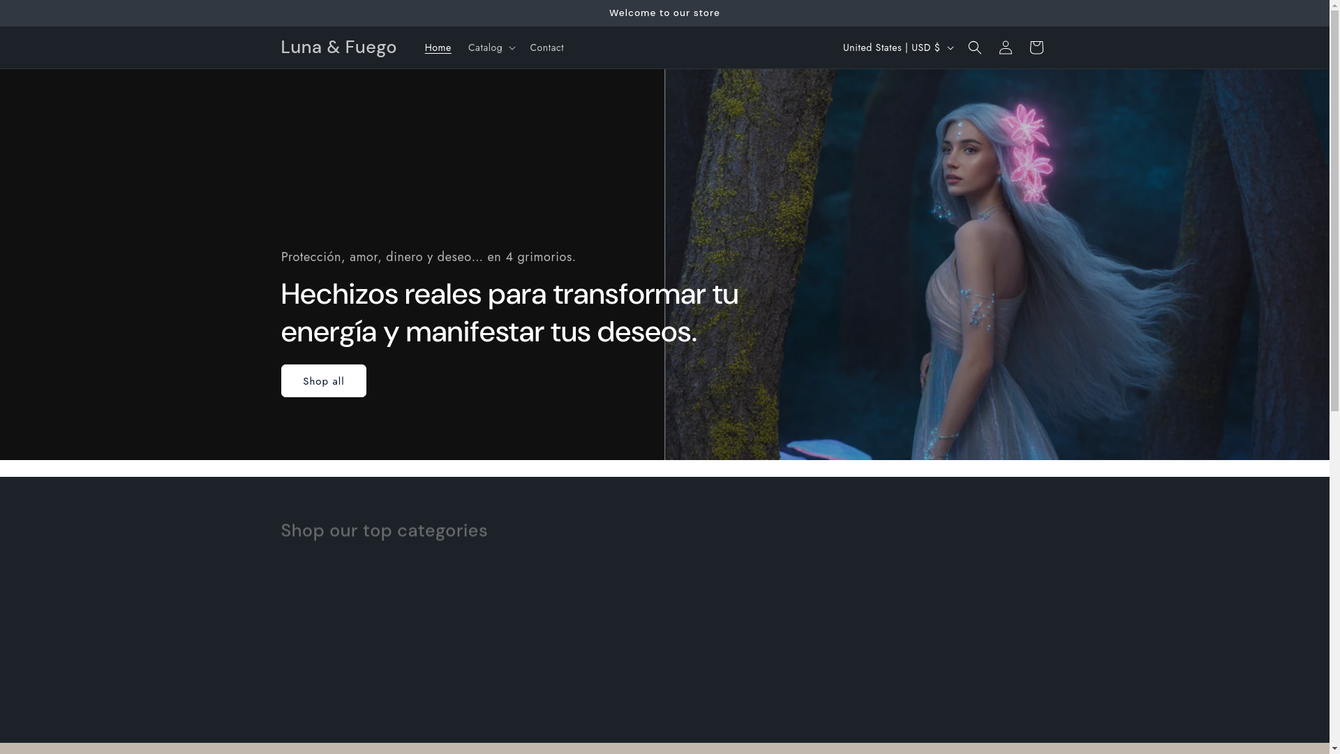 website screenshot of https://secretosdebrujaverde.com/