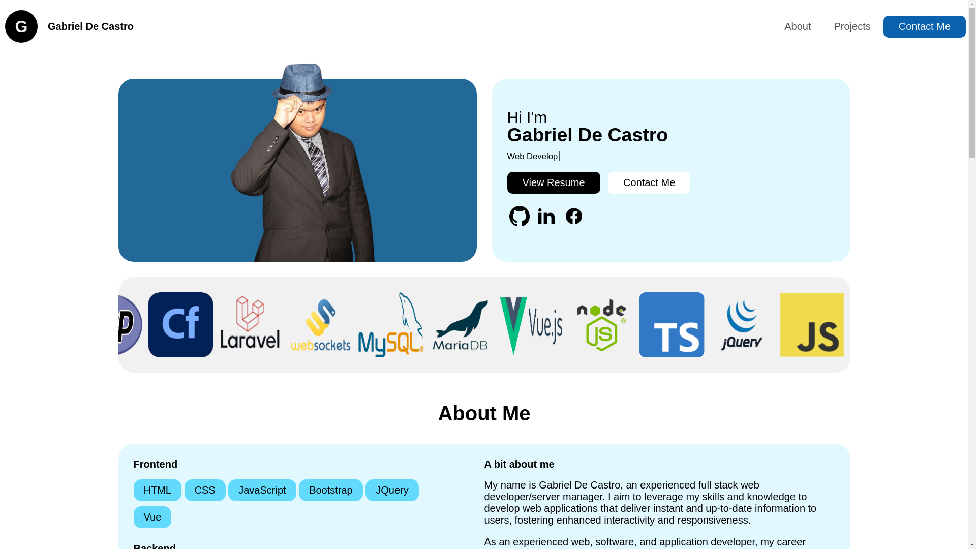 website screenshot of https://developer-portfolio-2qp.pages.dev/