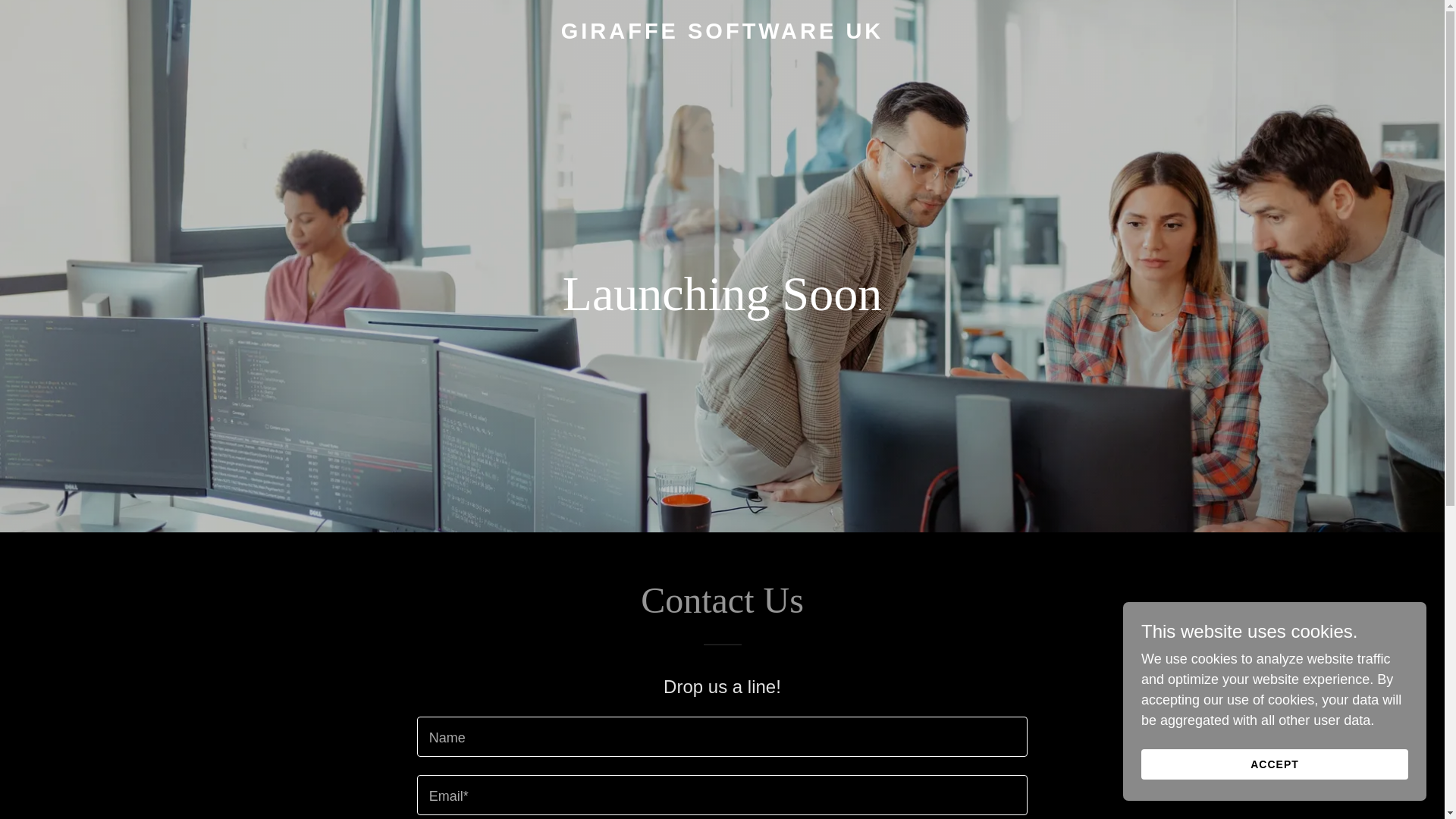 website screenshot of https://giraffesoftwareinuk.com/