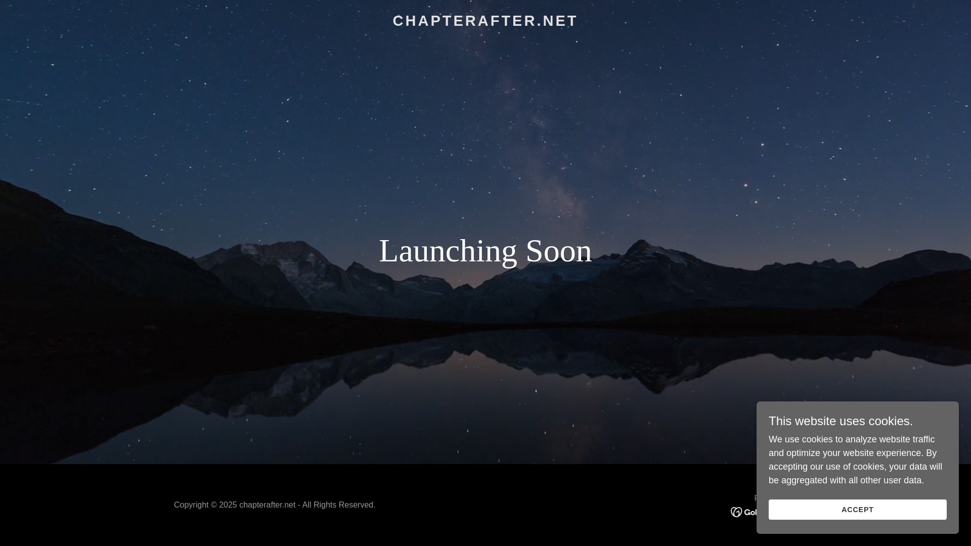 website screenshot of https://chapterafter.net/