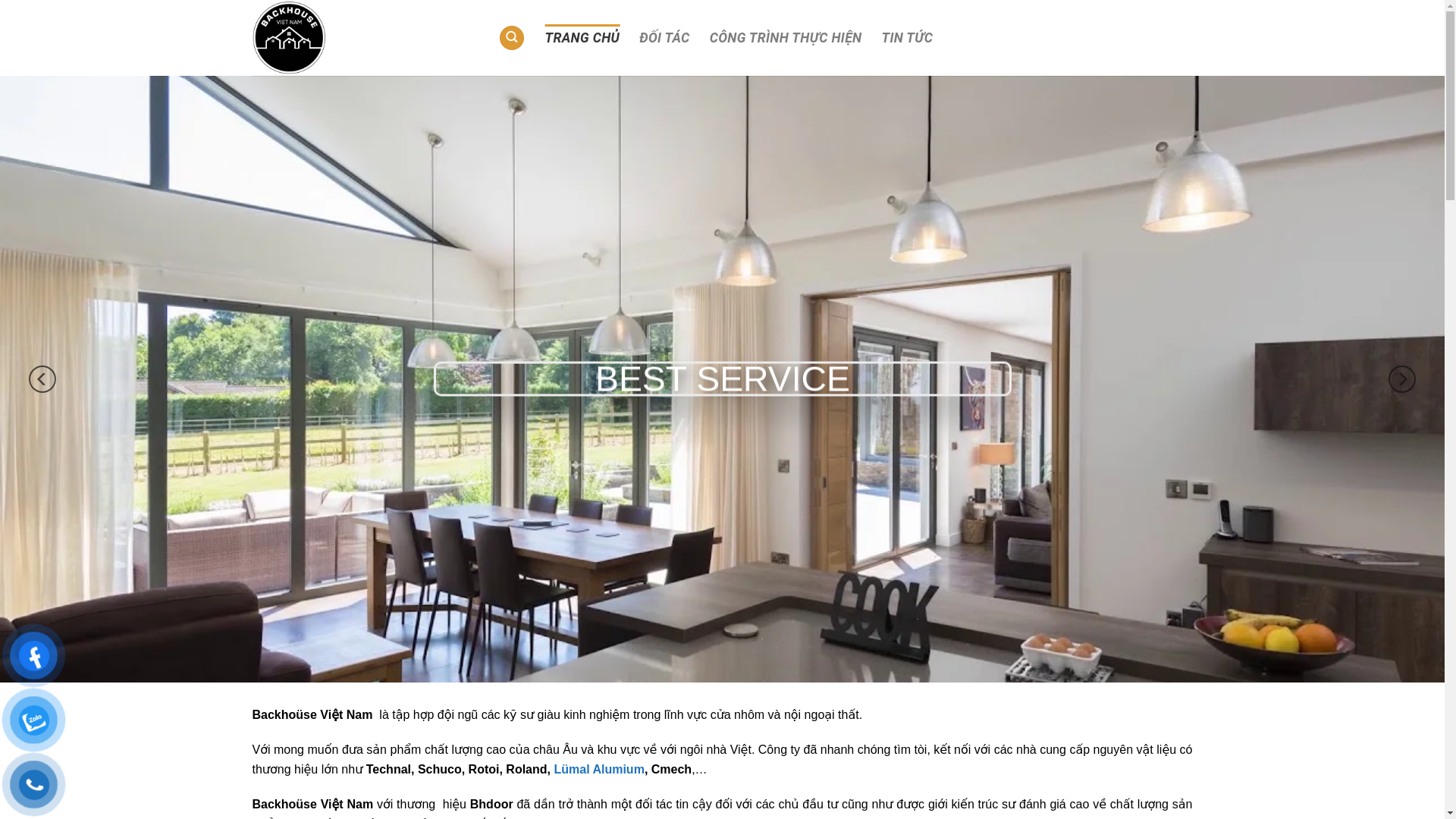 website screenshot of https://backhousevietnam.vn/