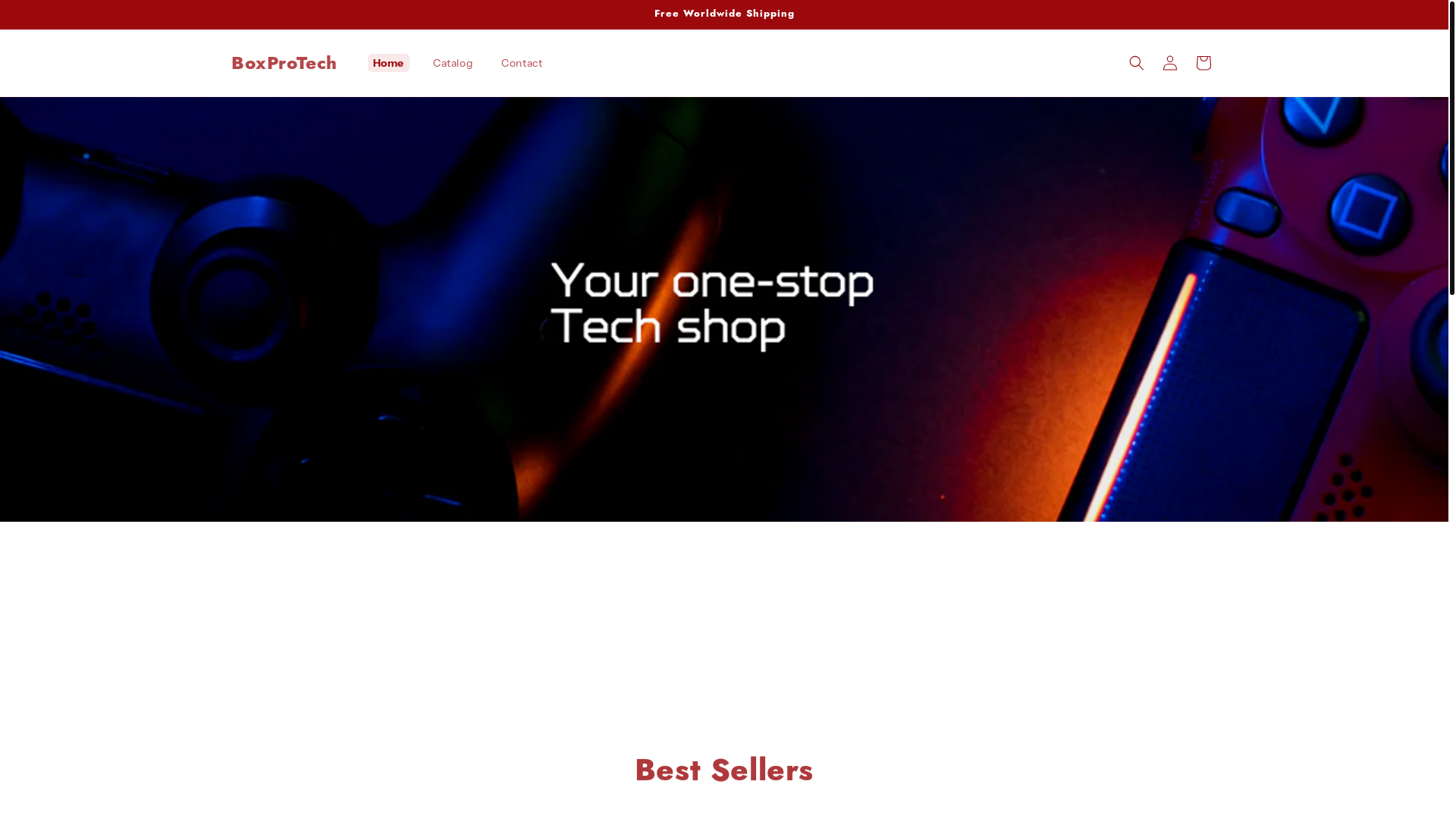 website screenshot of https://boxprotech.shop/