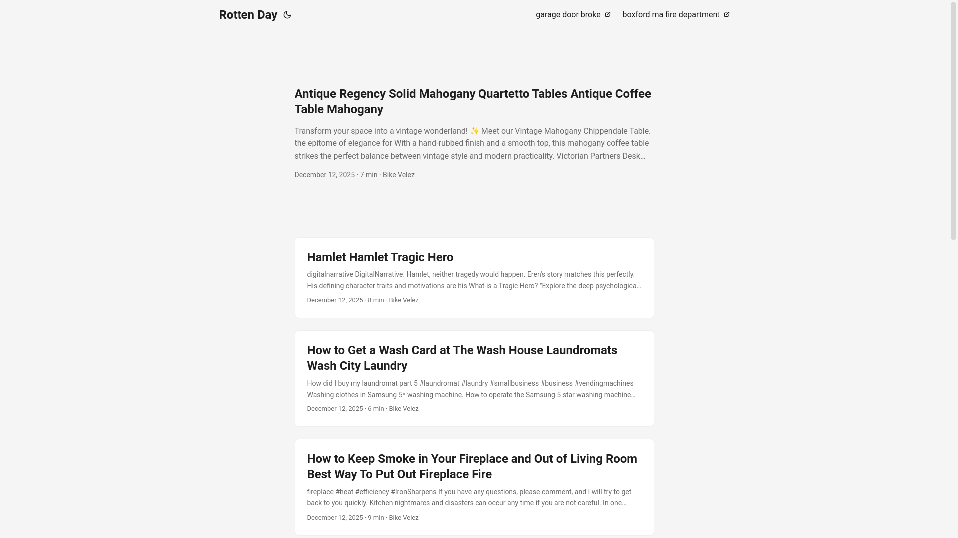 website screenshot of https://rottenday.pages.dev/