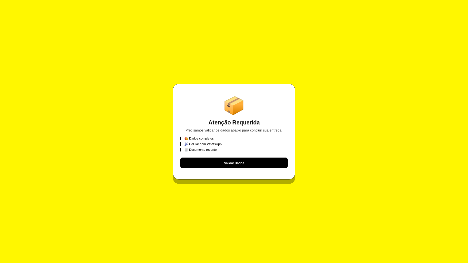website screenshot of https://suporteenviodigitalvip.shop/