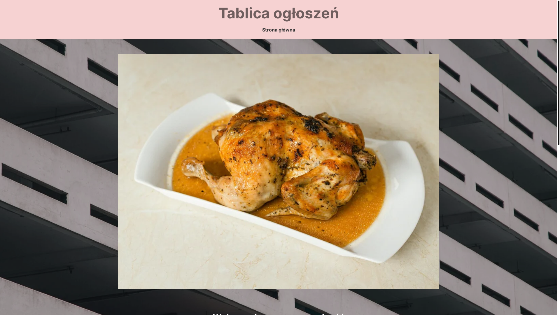 website screenshot of https://tablica-wydarzenia.pl/