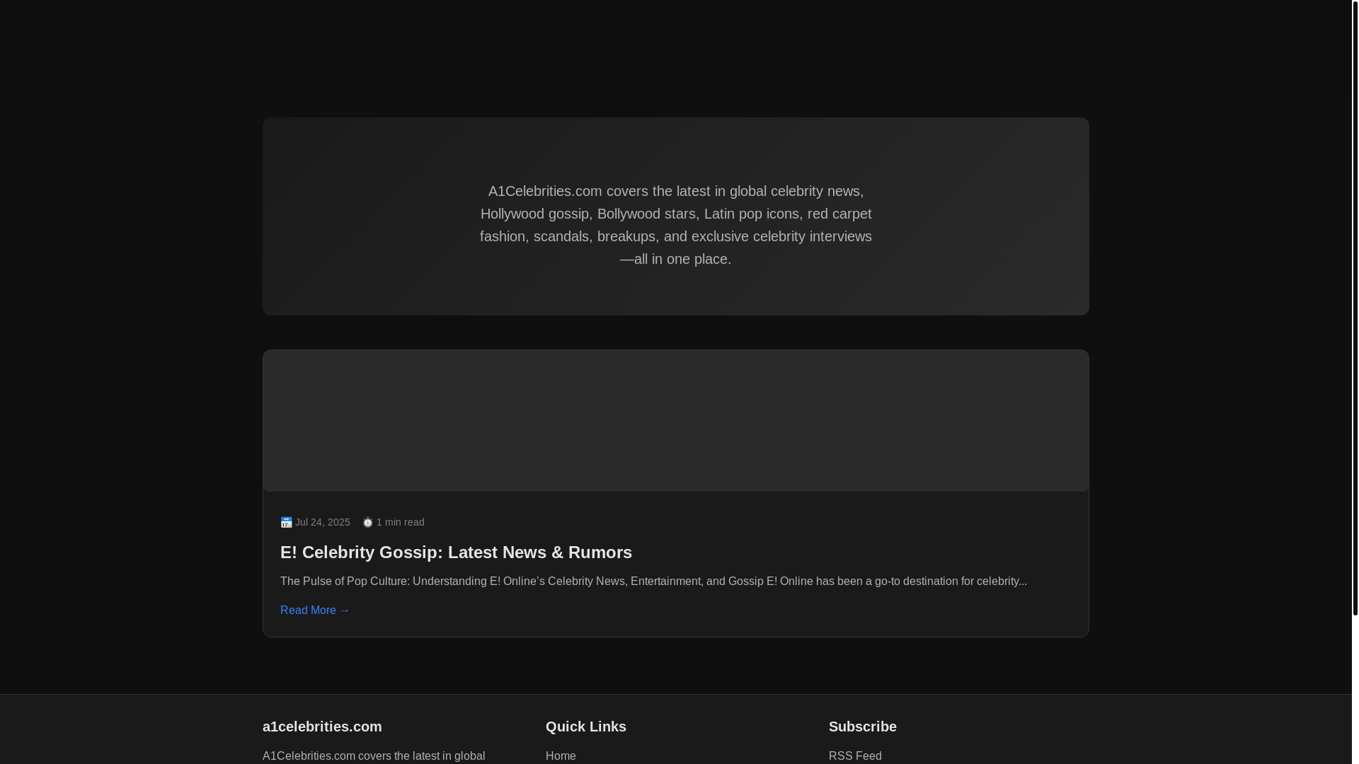 website screenshot of https://a1celebrities.pages.dev/