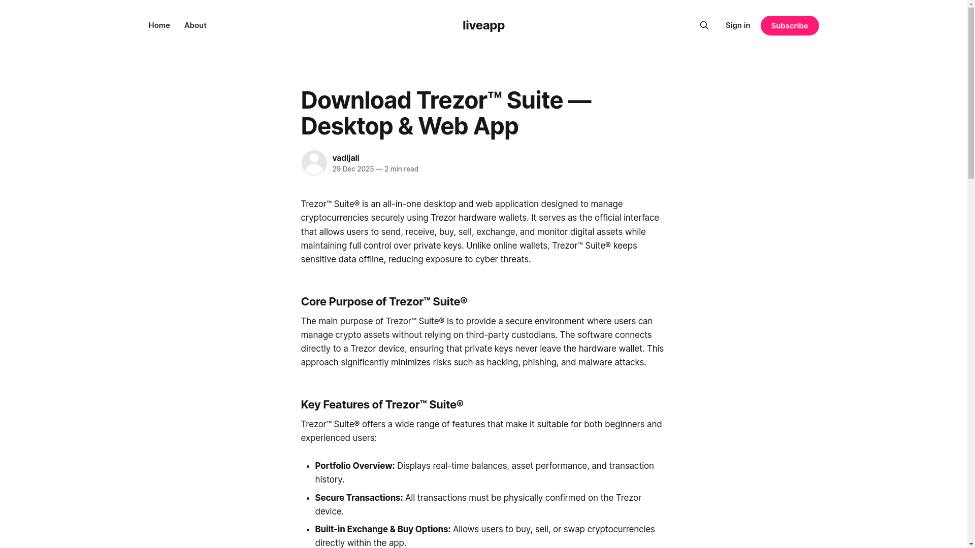 website screenshot of https://liveapp.ghost.io/en-suite/
