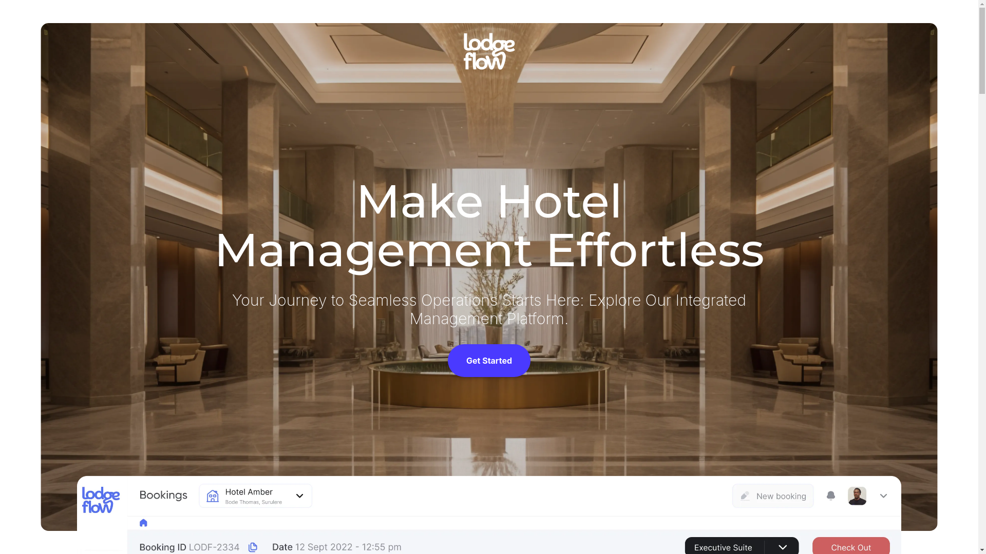 website screenshot of https://lodgeflow-website.pages.dev/