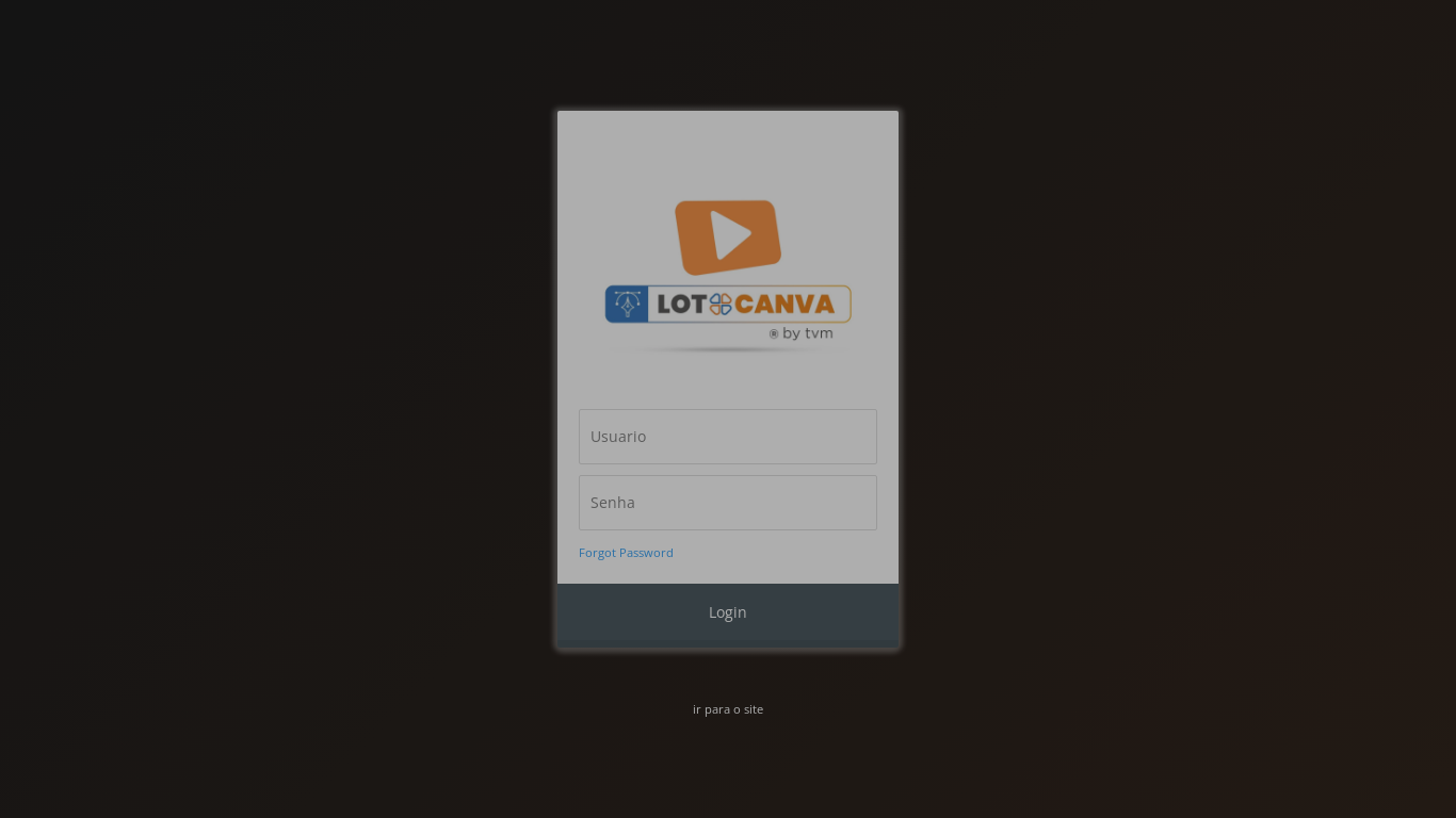 website screenshot of https://lotocanva.tvmx.com.br/app/tvm