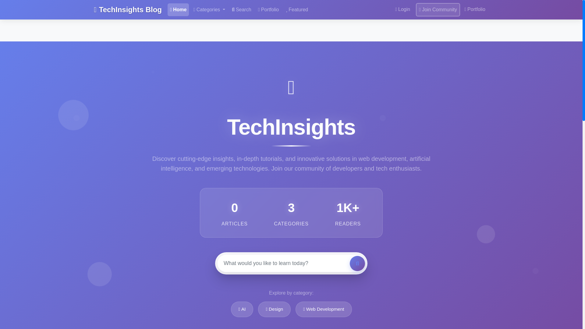 website screenshot of https://techintsights.com/