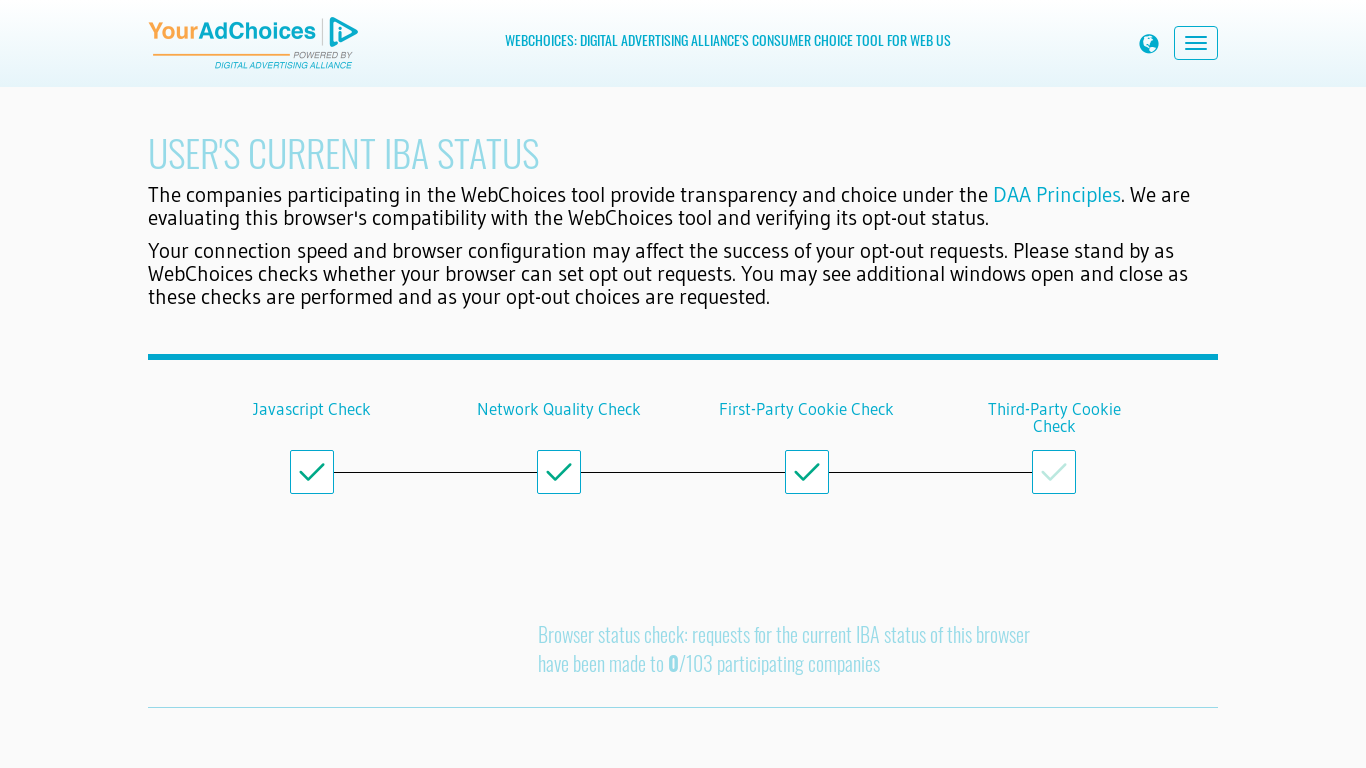 website screenshot of https://optout.aboutads.info/?c=2&lang=EN#