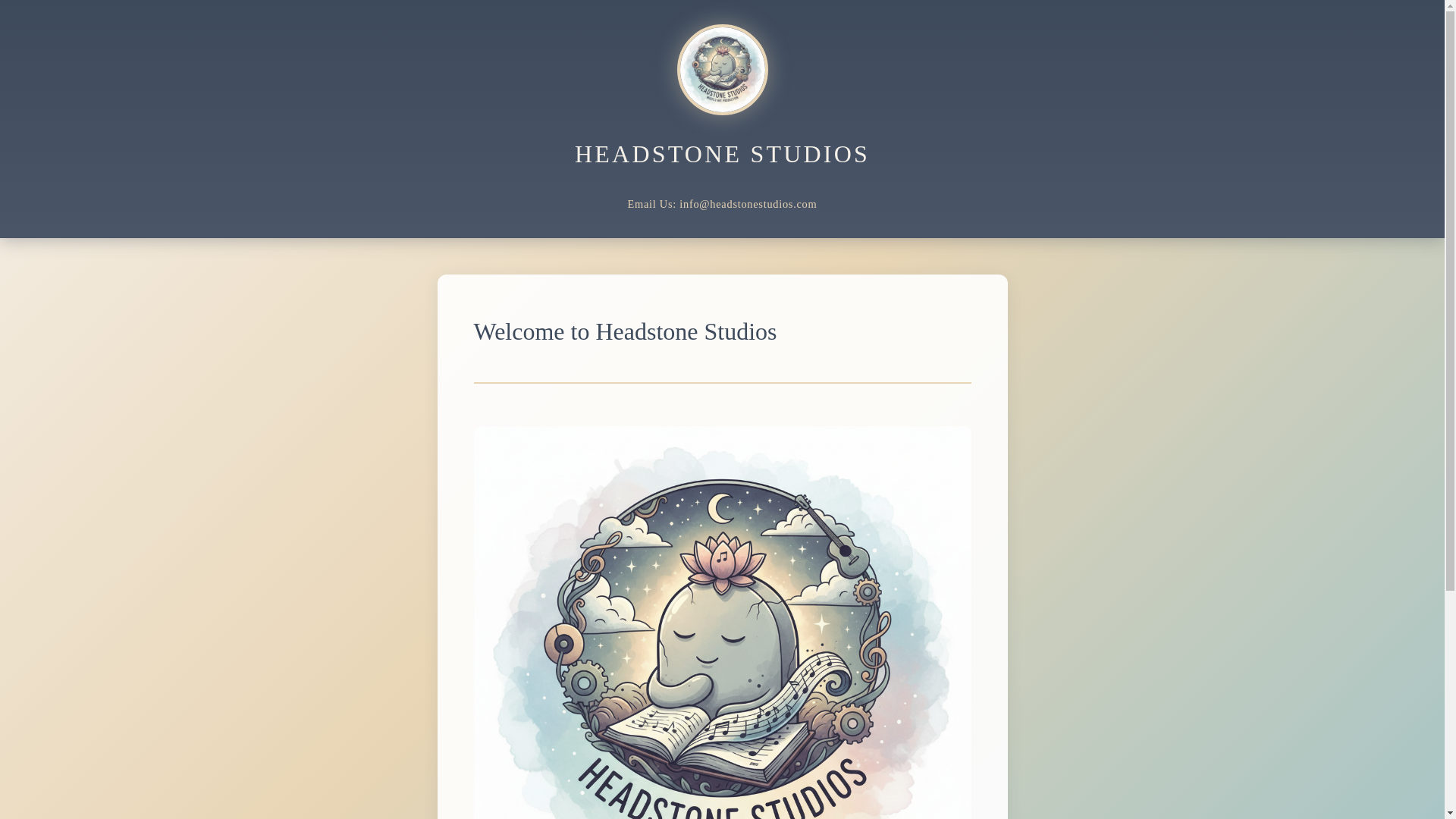 website screenshot of https://headstone.studio/