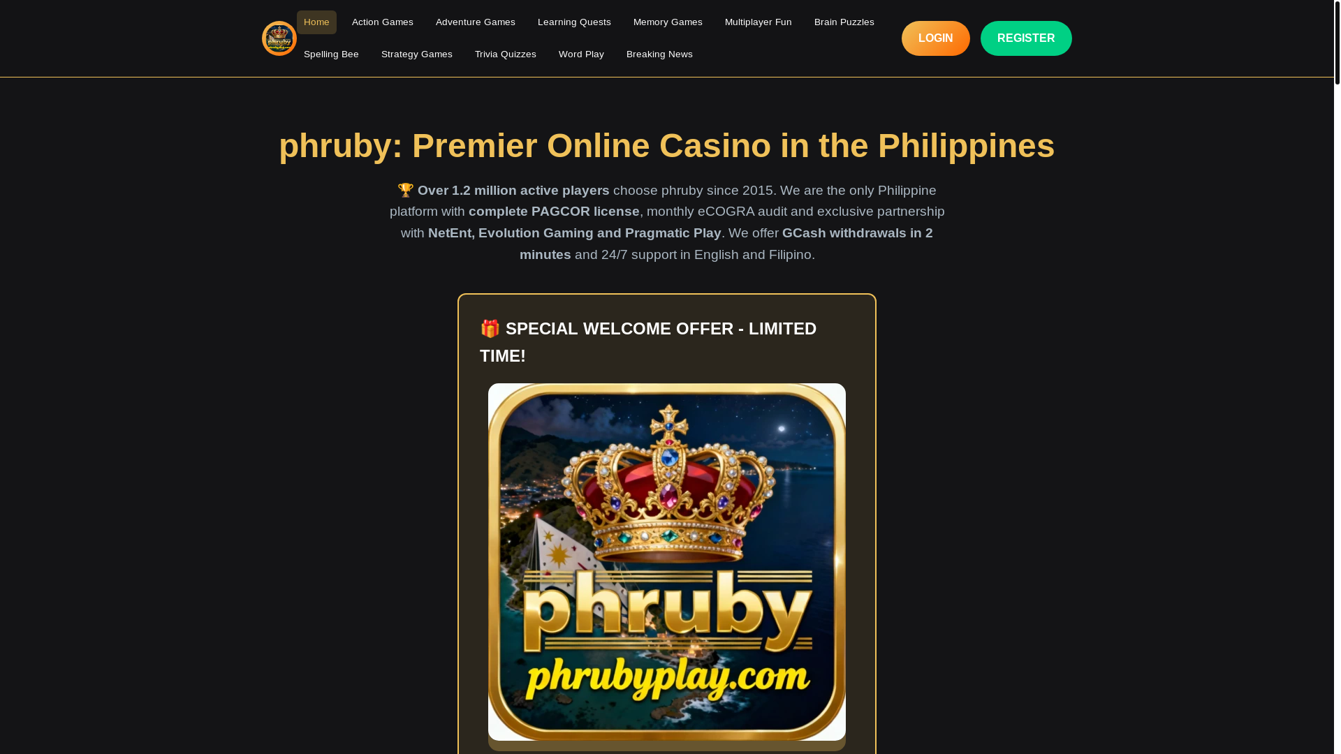 website screenshot of https://phrubyplay.com/