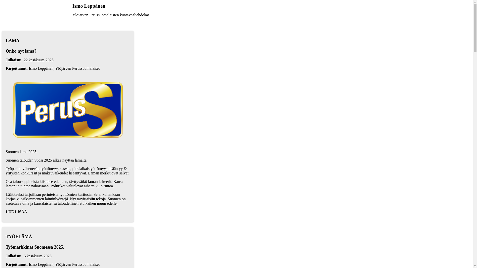 website screenshot of https://palstapersu.fi/