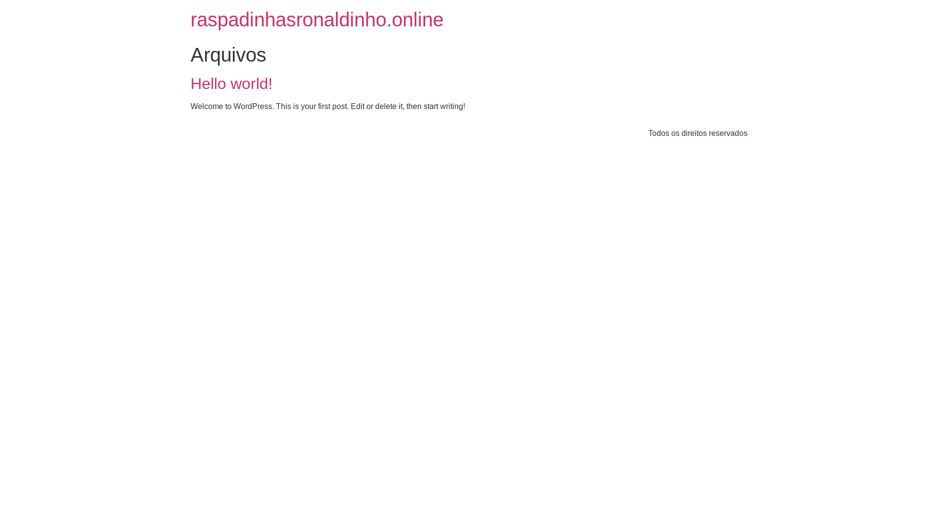 website screenshot of https://raspadinhasronaldinho.online/