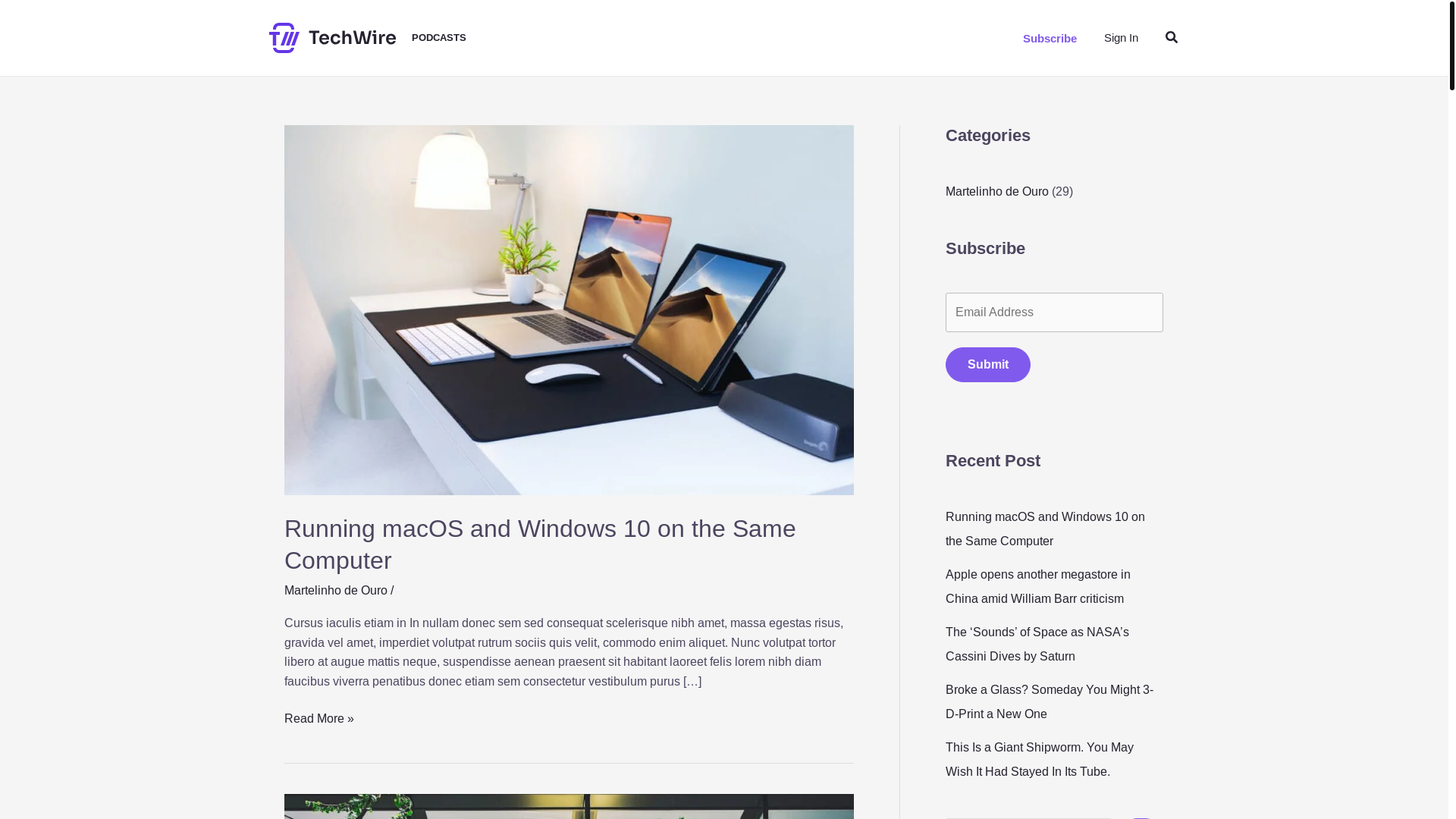 website screenshot of https://blogdomartelinho.top/