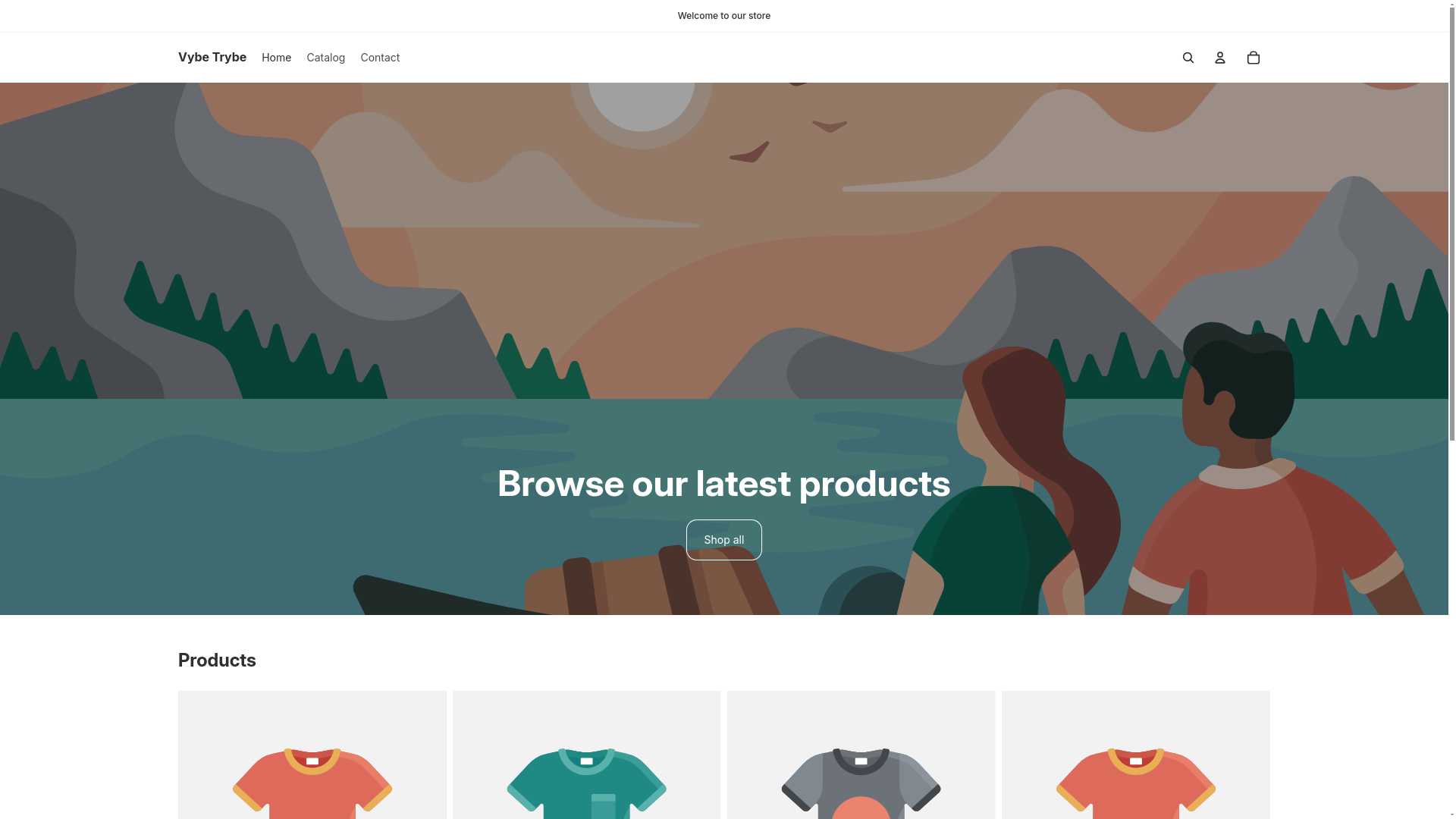 website screenshot of https://vybetrybe247.com/