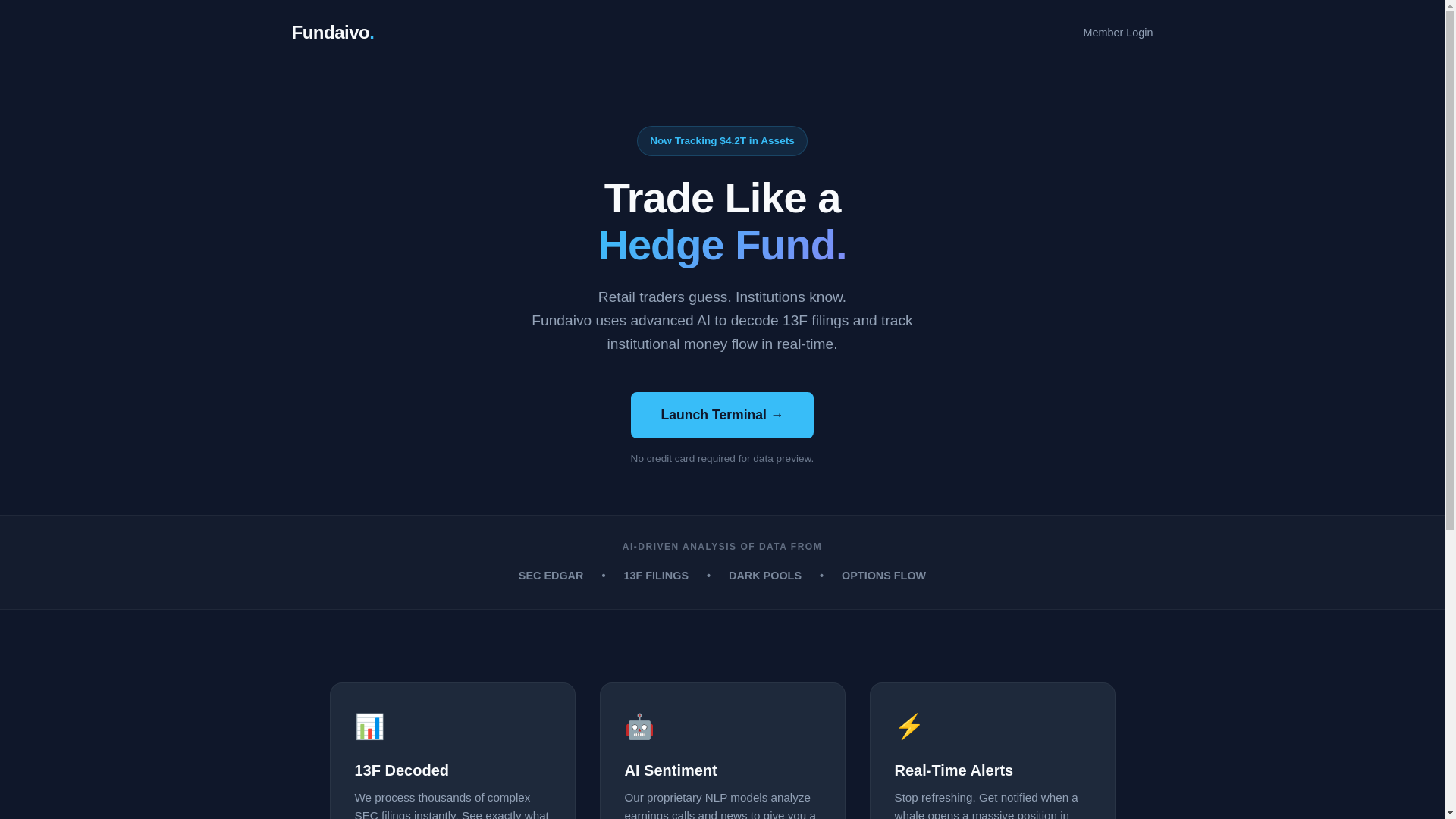 website screenshot of https://smartfundanalytics.pages.dev/