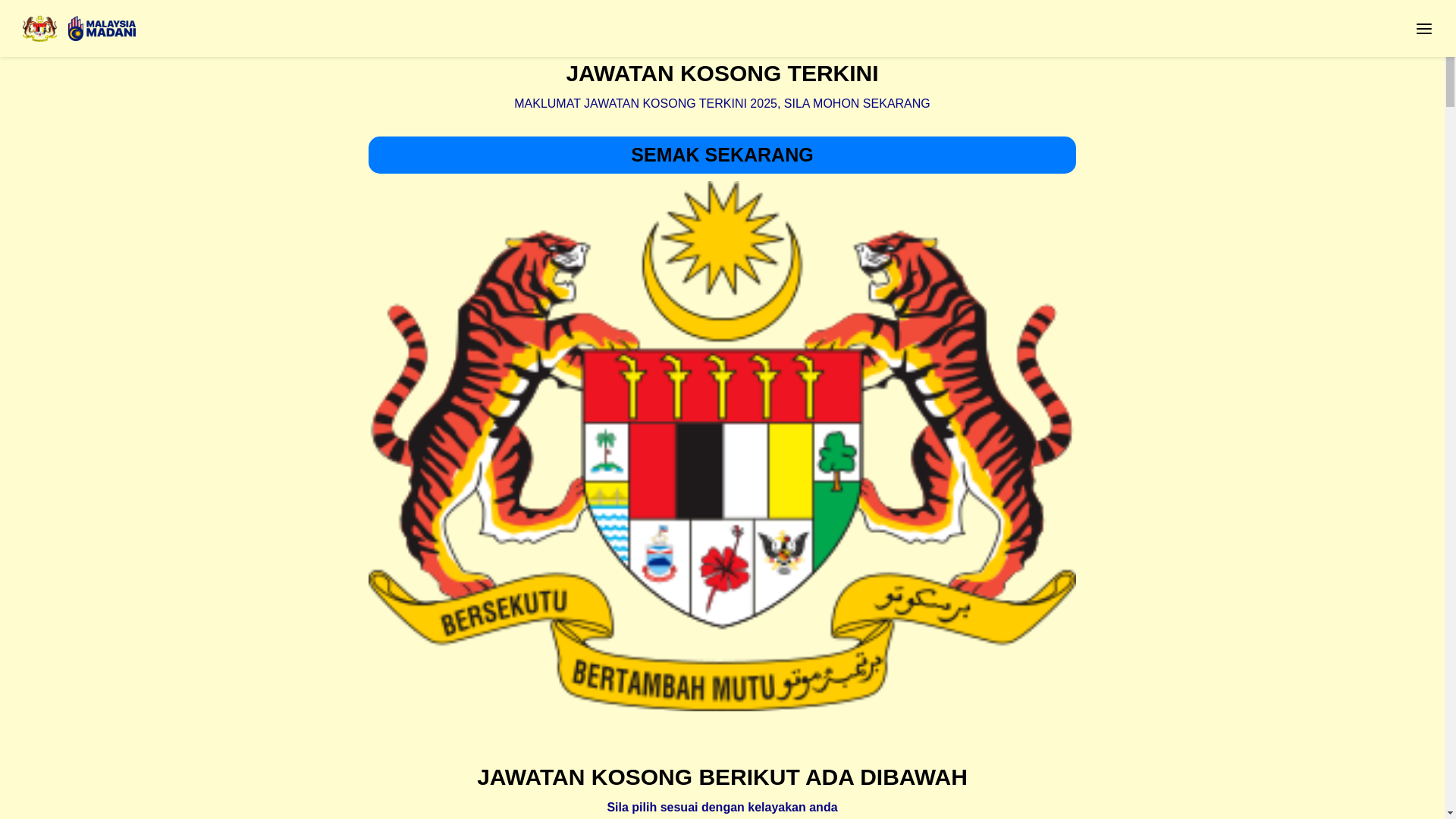 website screenshot of https://pelbagai-jawatan-kosong-2025.pages.dev/