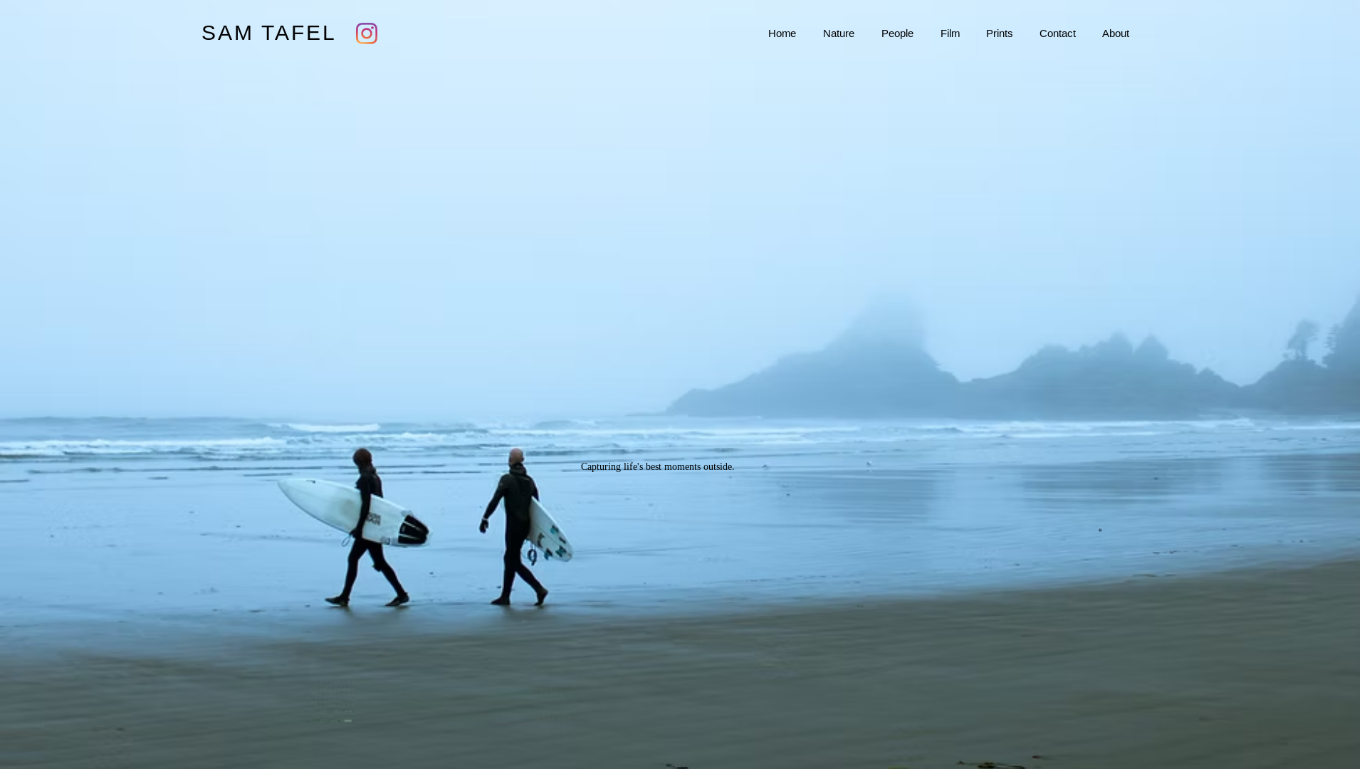 website screenshot of https://samtafel.com/