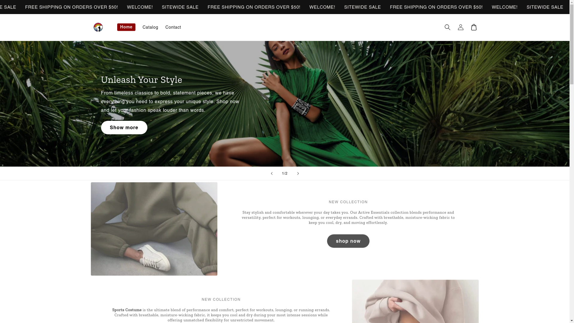 website screenshot of https://facecure.store/